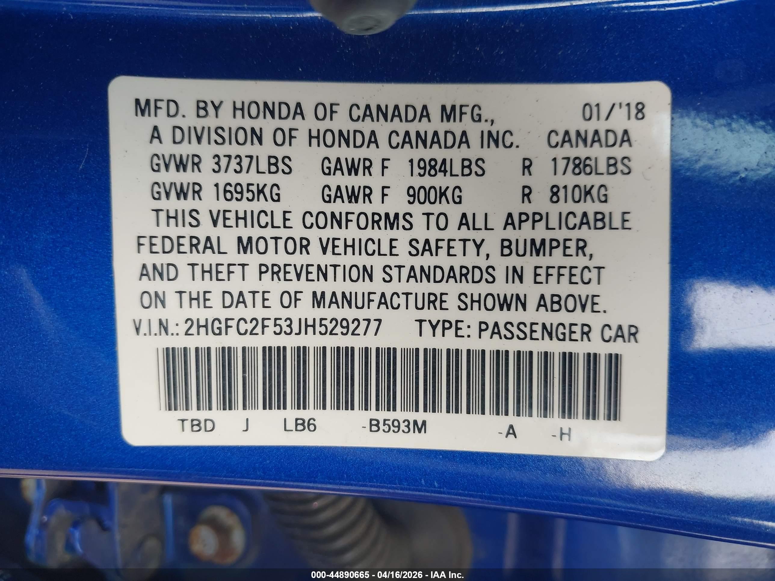 HONDA CIVIC image 9