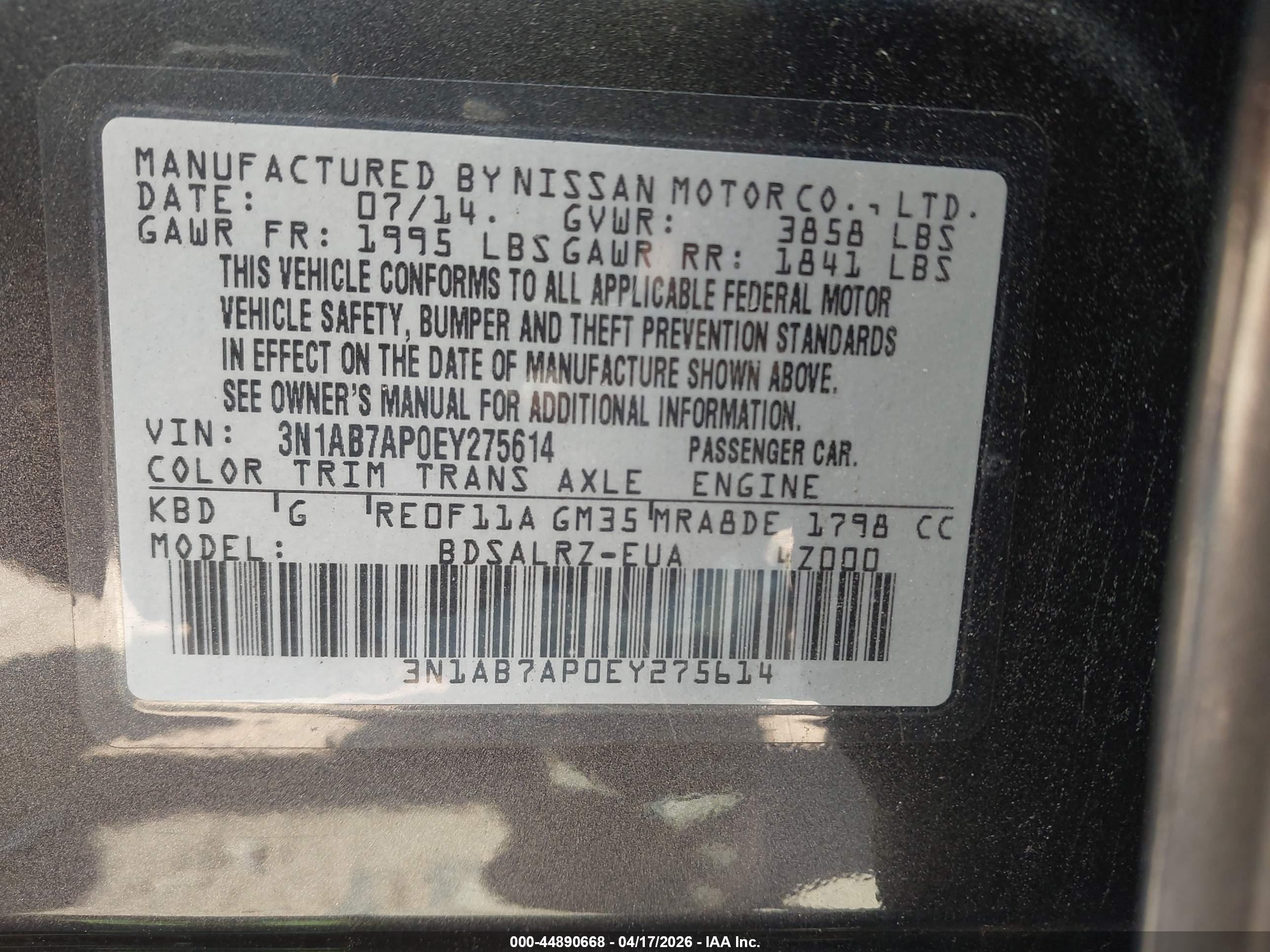 NISSAN SENTRA image 9
