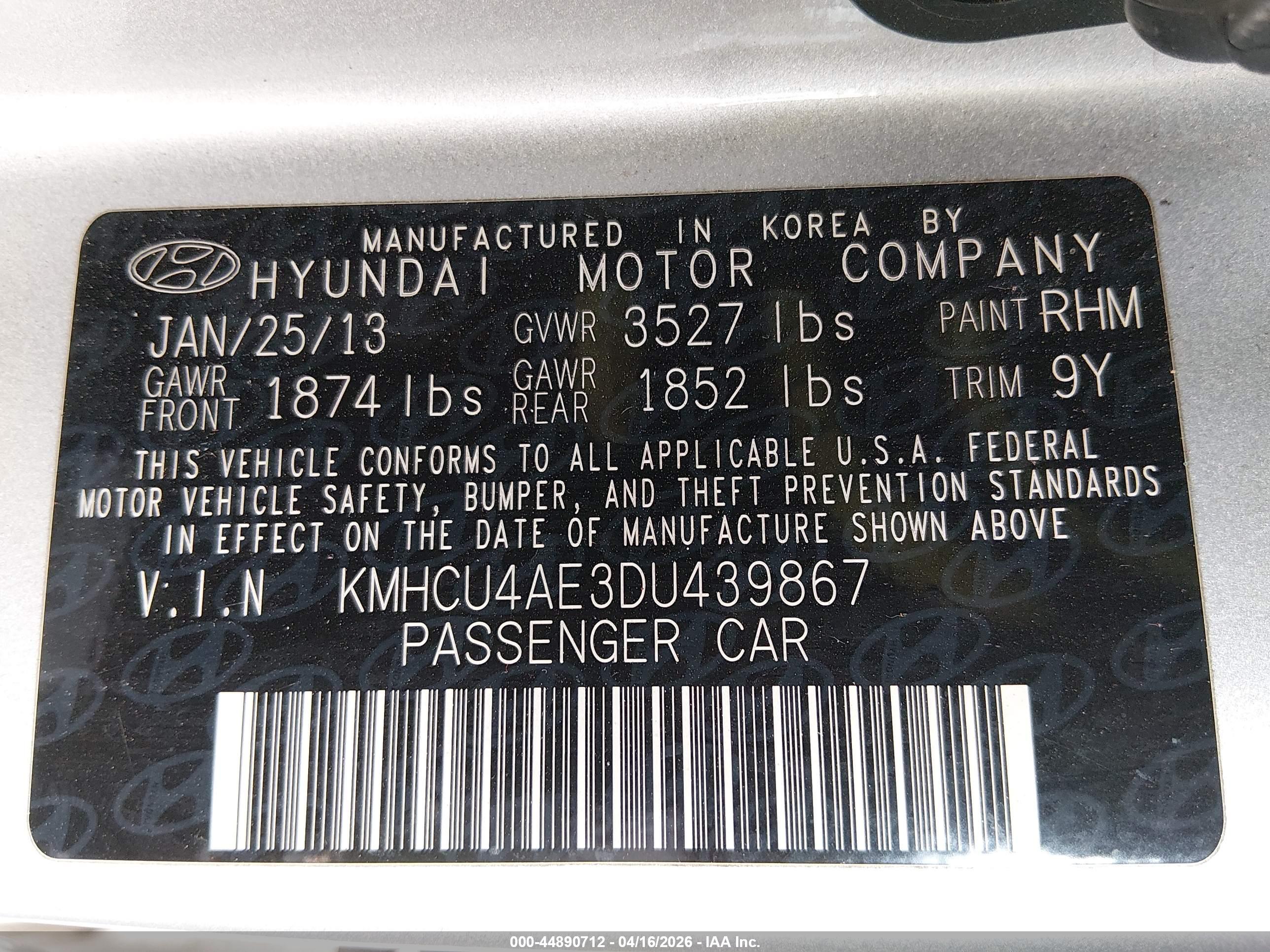 HYUNDAI ACCENT image 9