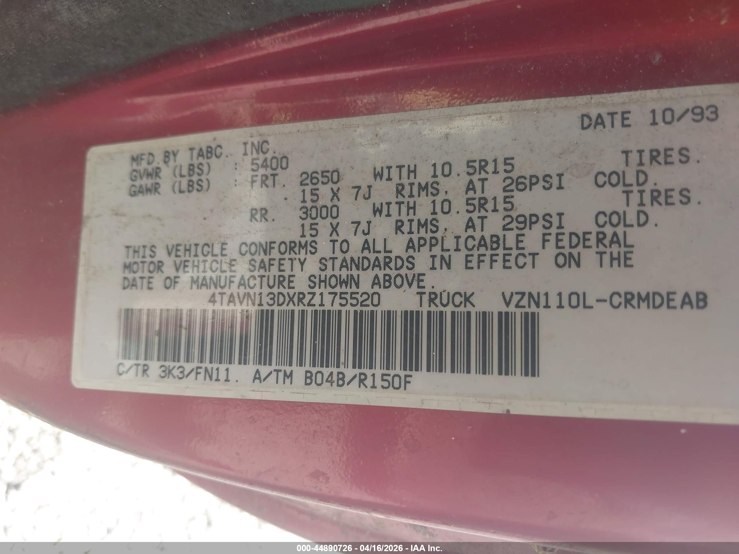 TOYOTA PICKUP image 9