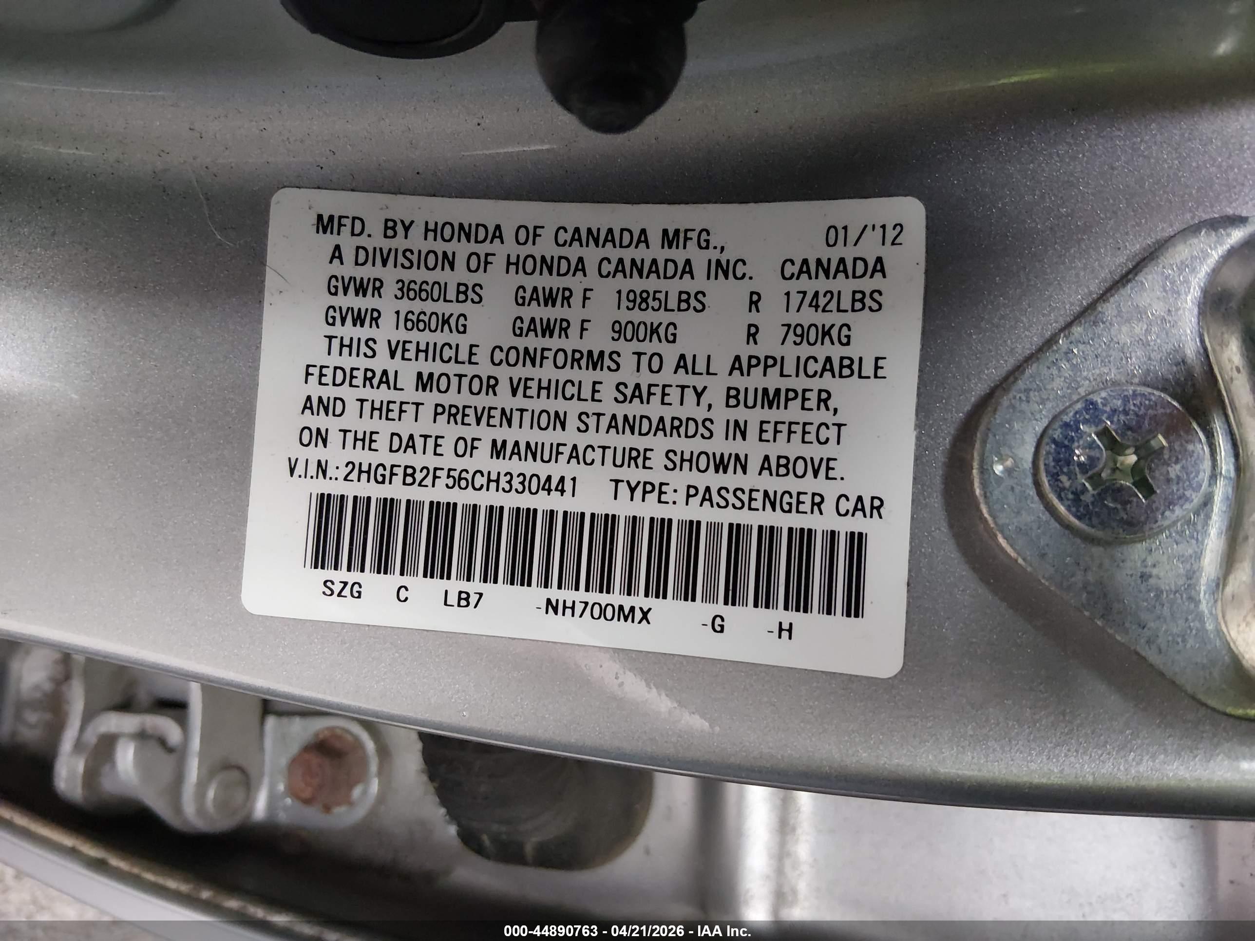 HONDA CIVIC image 9