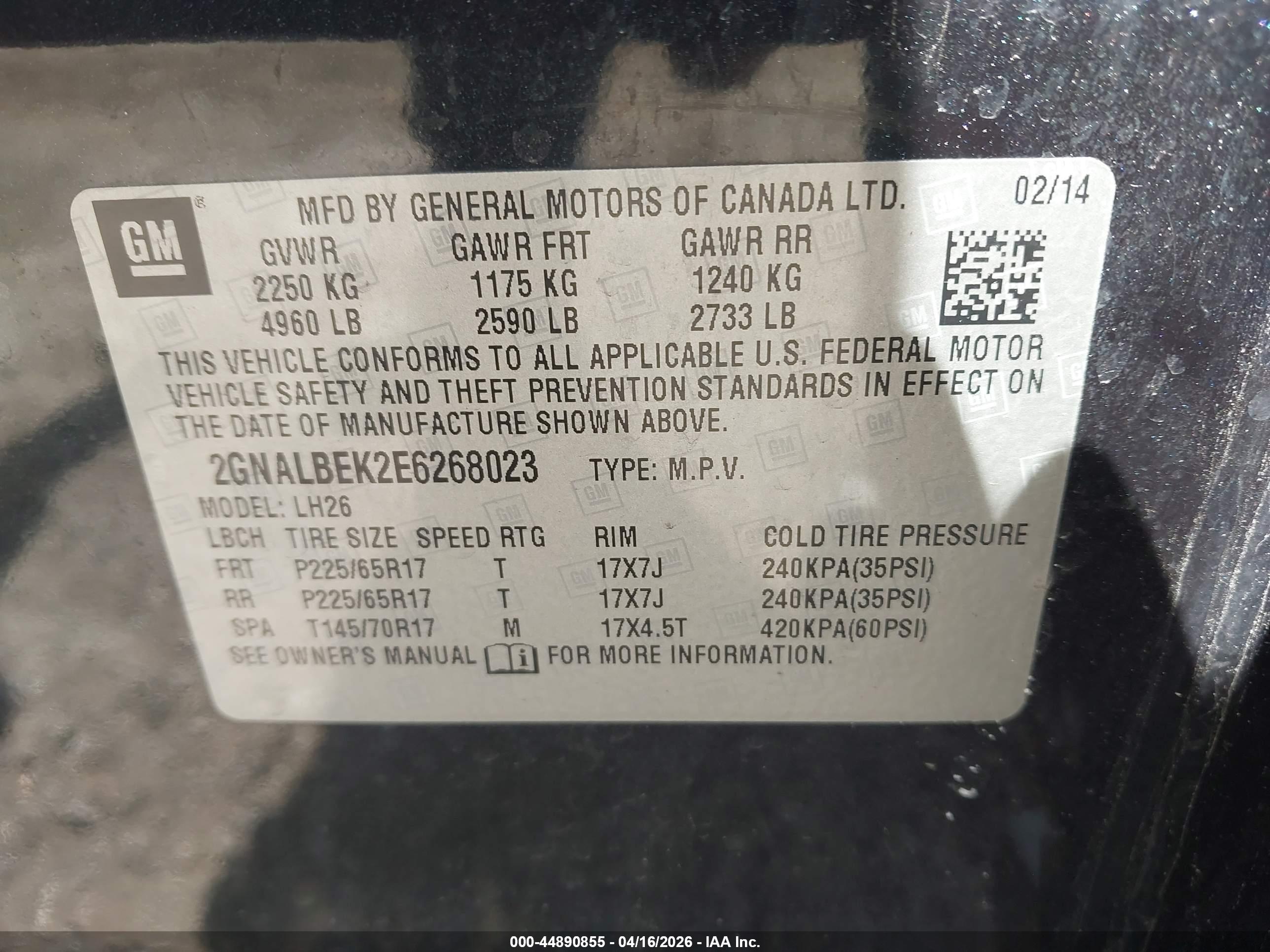 CHEVROLET EQUINOX image 9