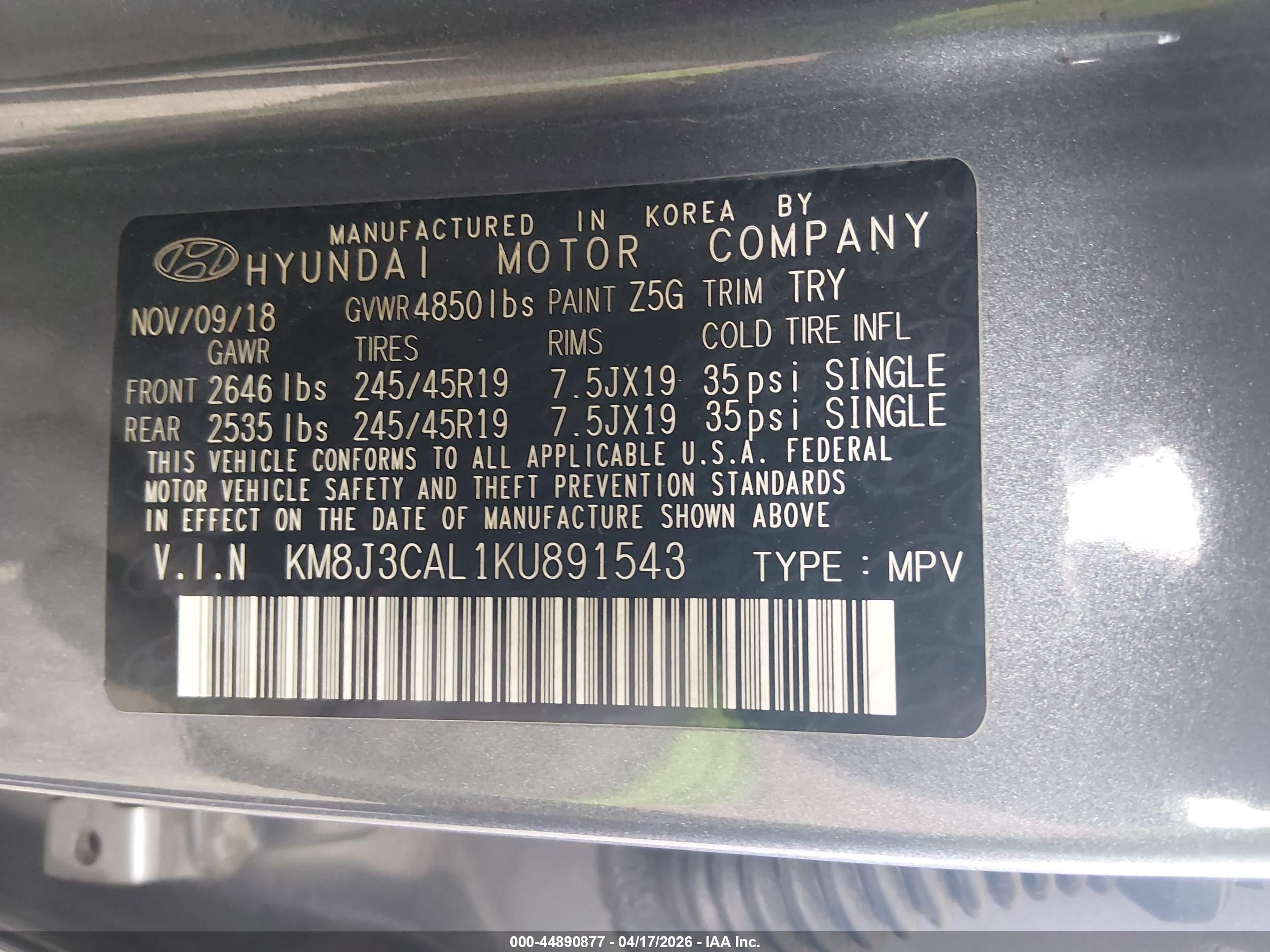HYUNDAI TUCSON image 9