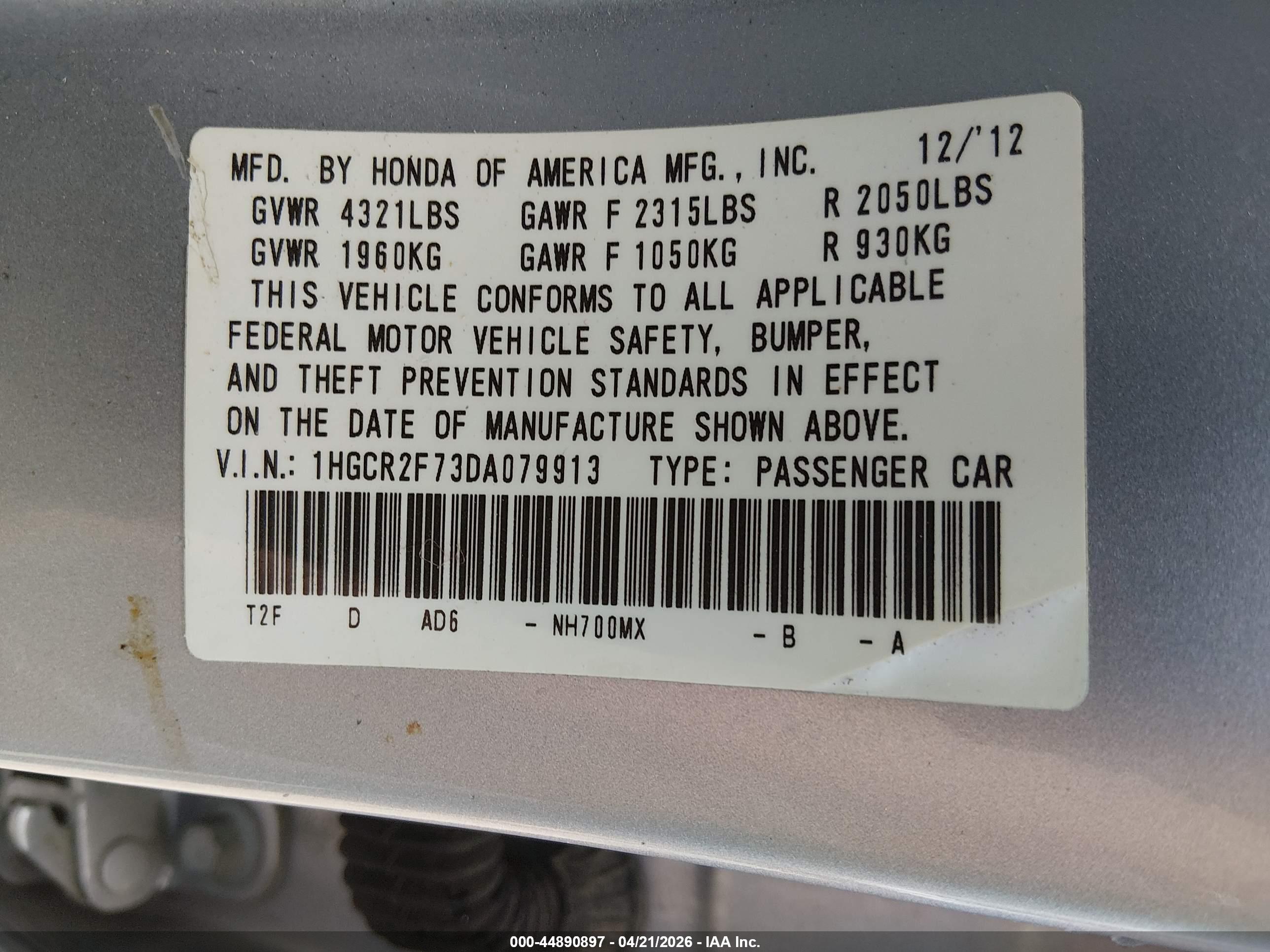 HONDA ACCORD image 9