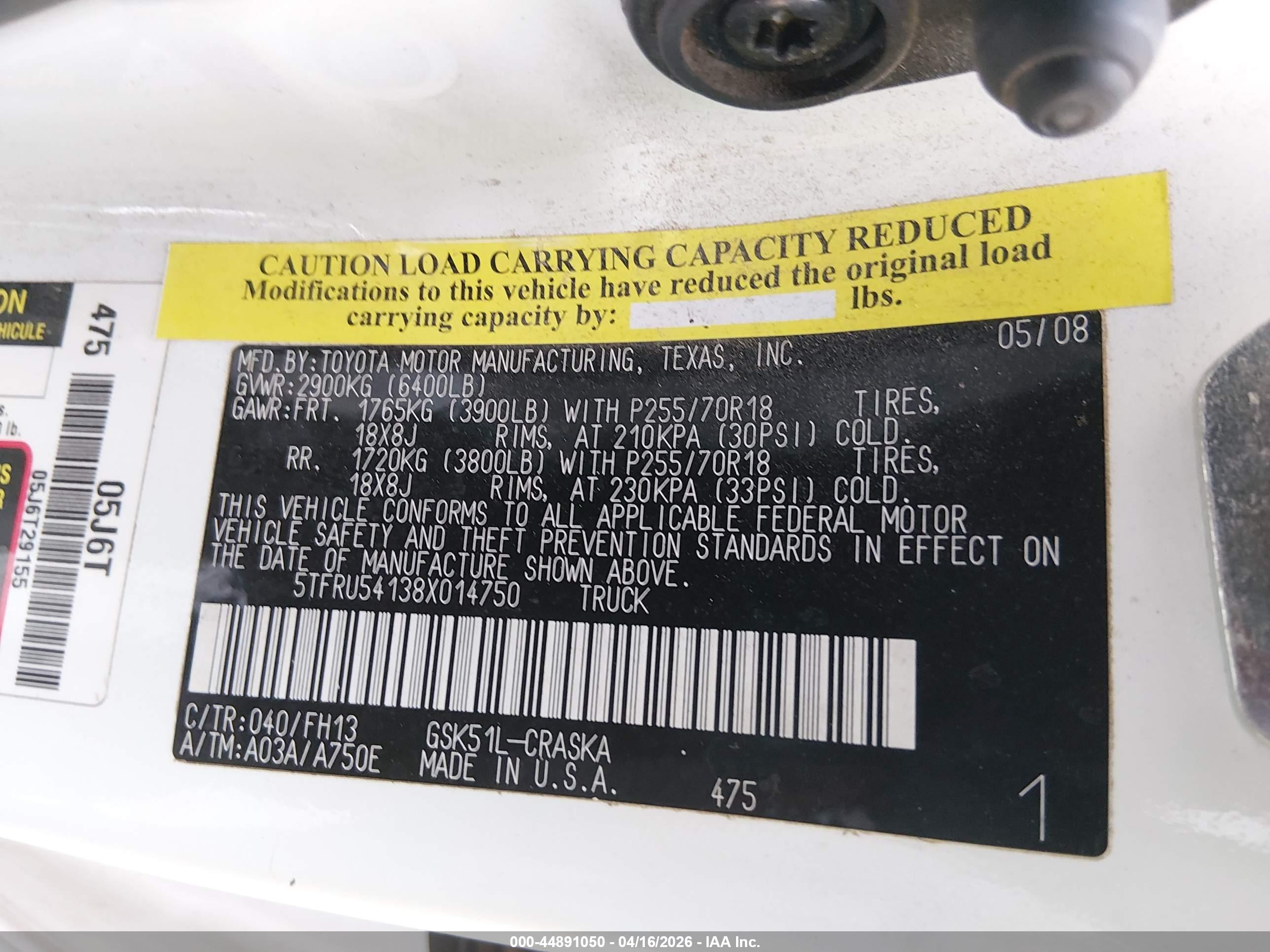 TOYOTA TUNDRA image 9
