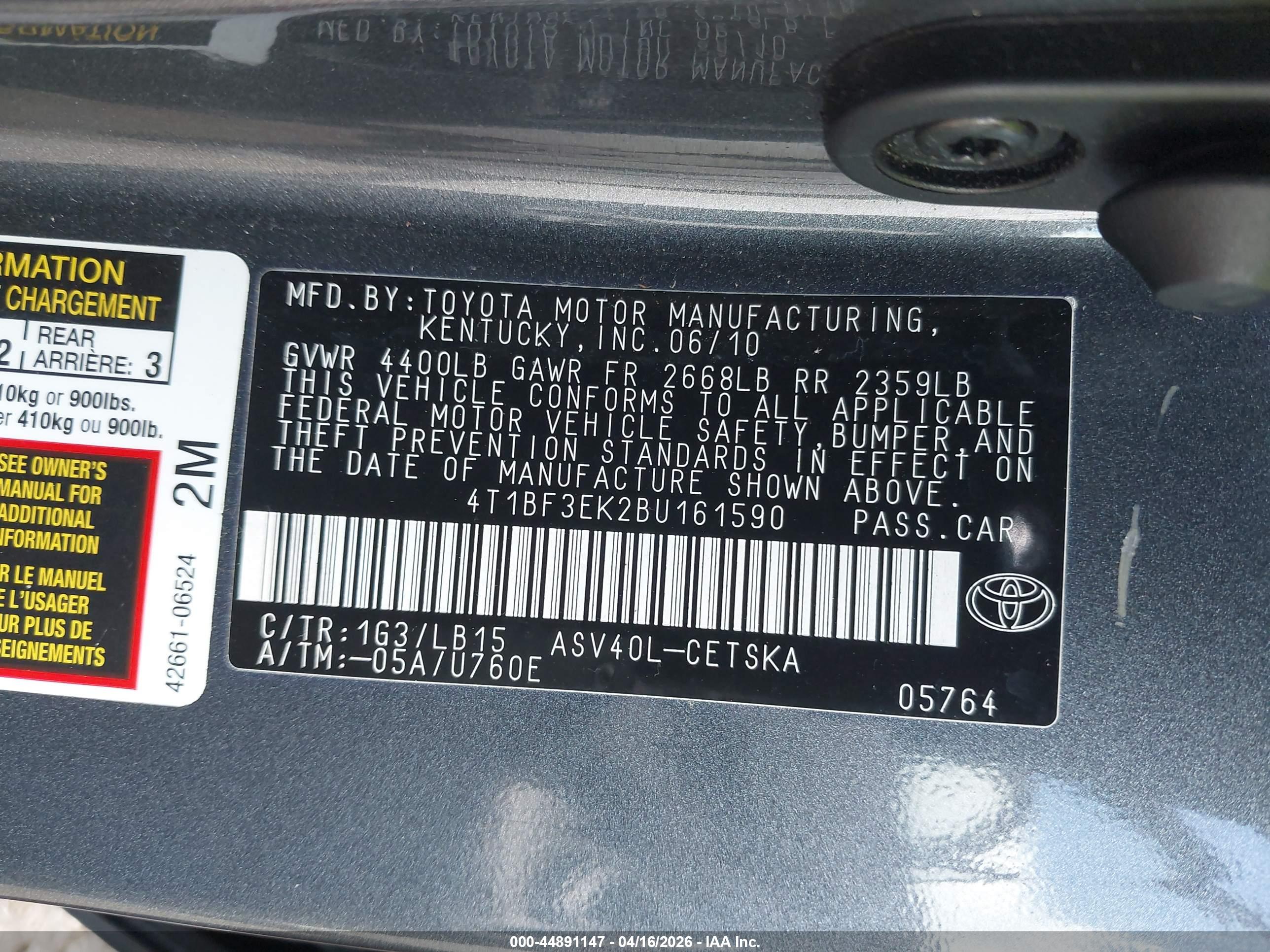 TOYOTA CAMRY image 9