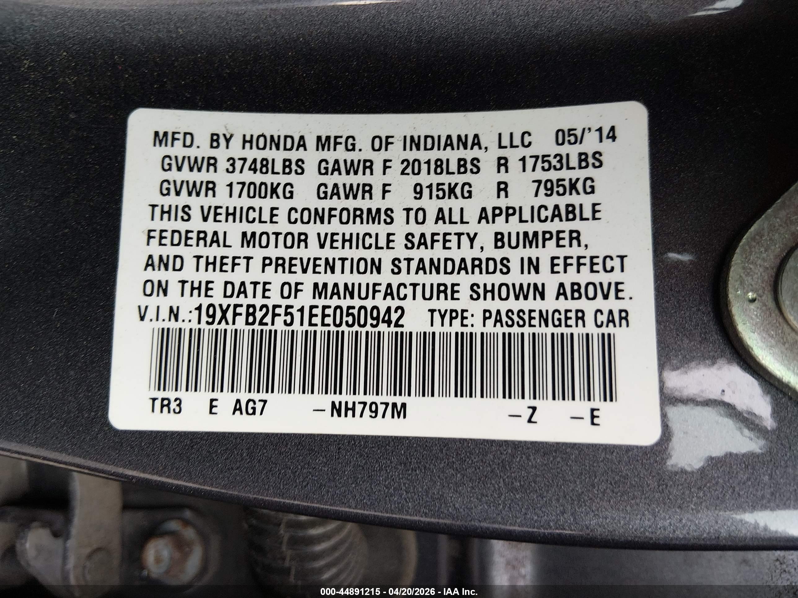 HONDA CIVIC image 9