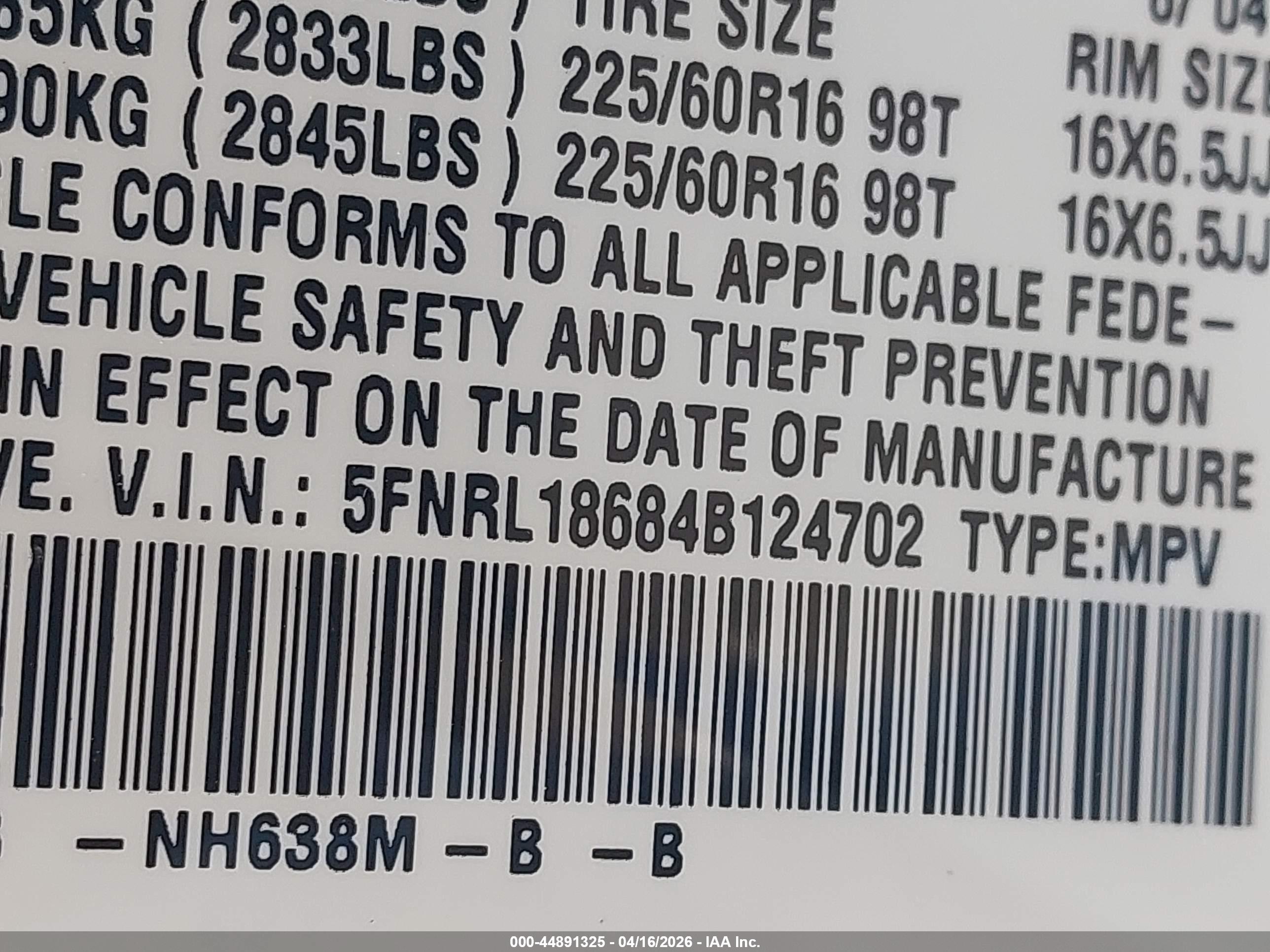 HONDA ODYSSEY image 9