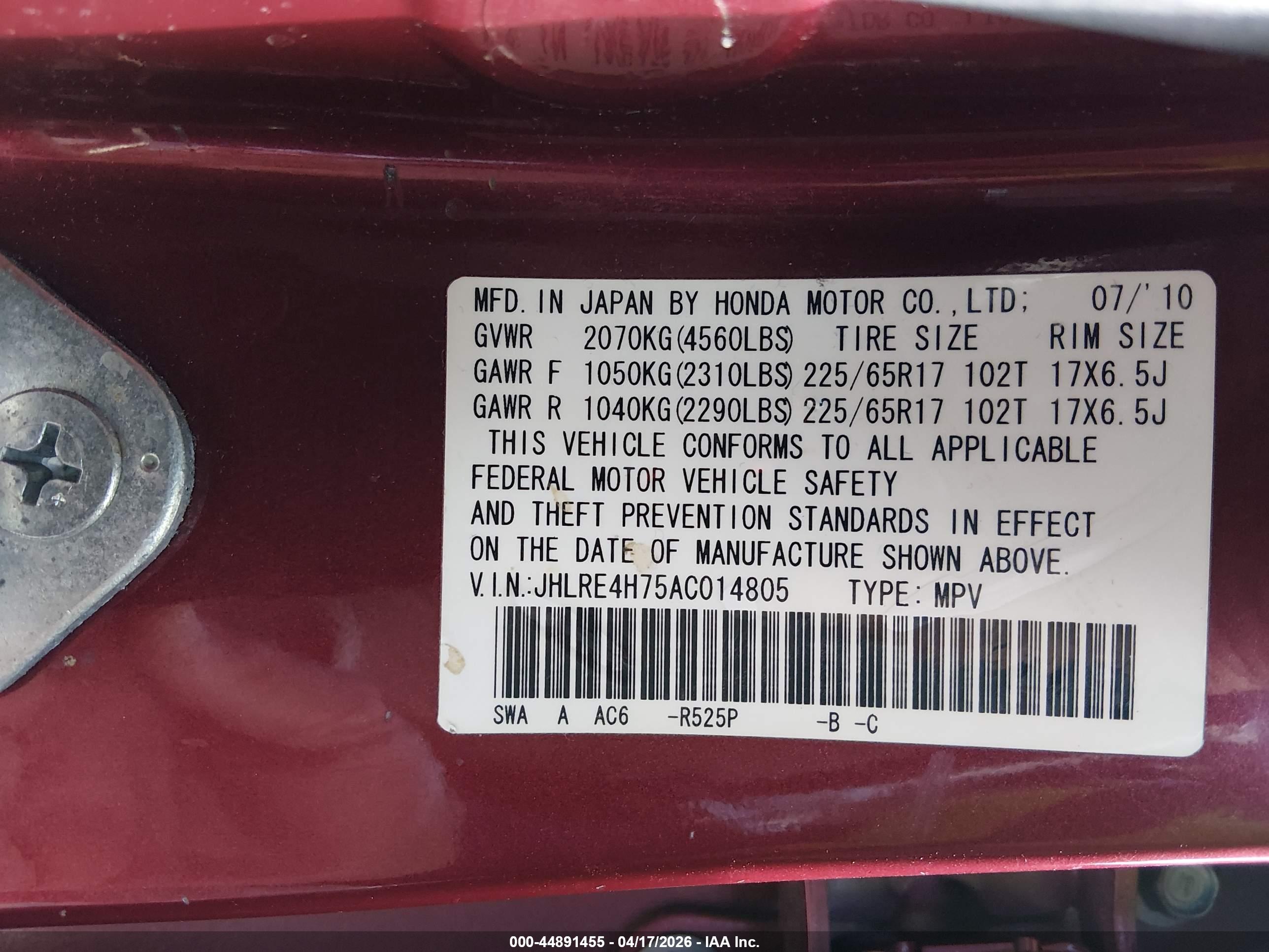 HONDA CR-V image 9