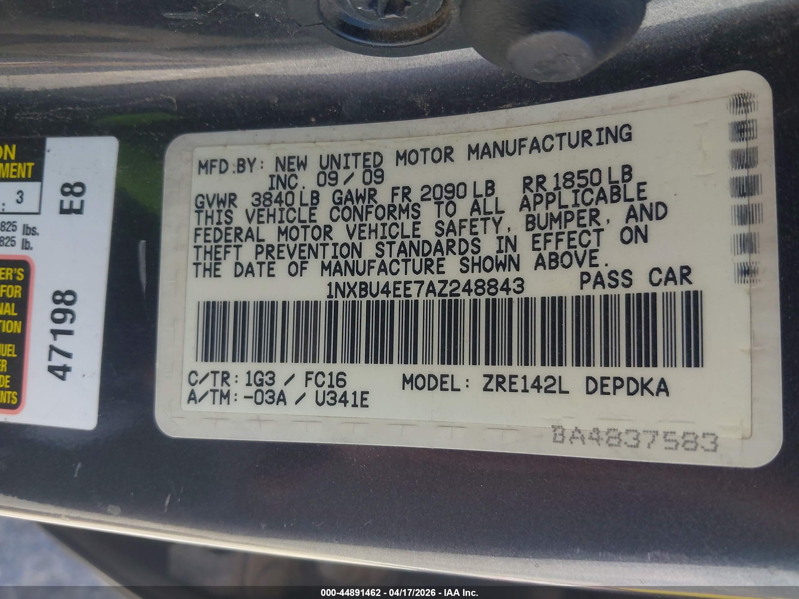 TOYOTA COROLLA image 9