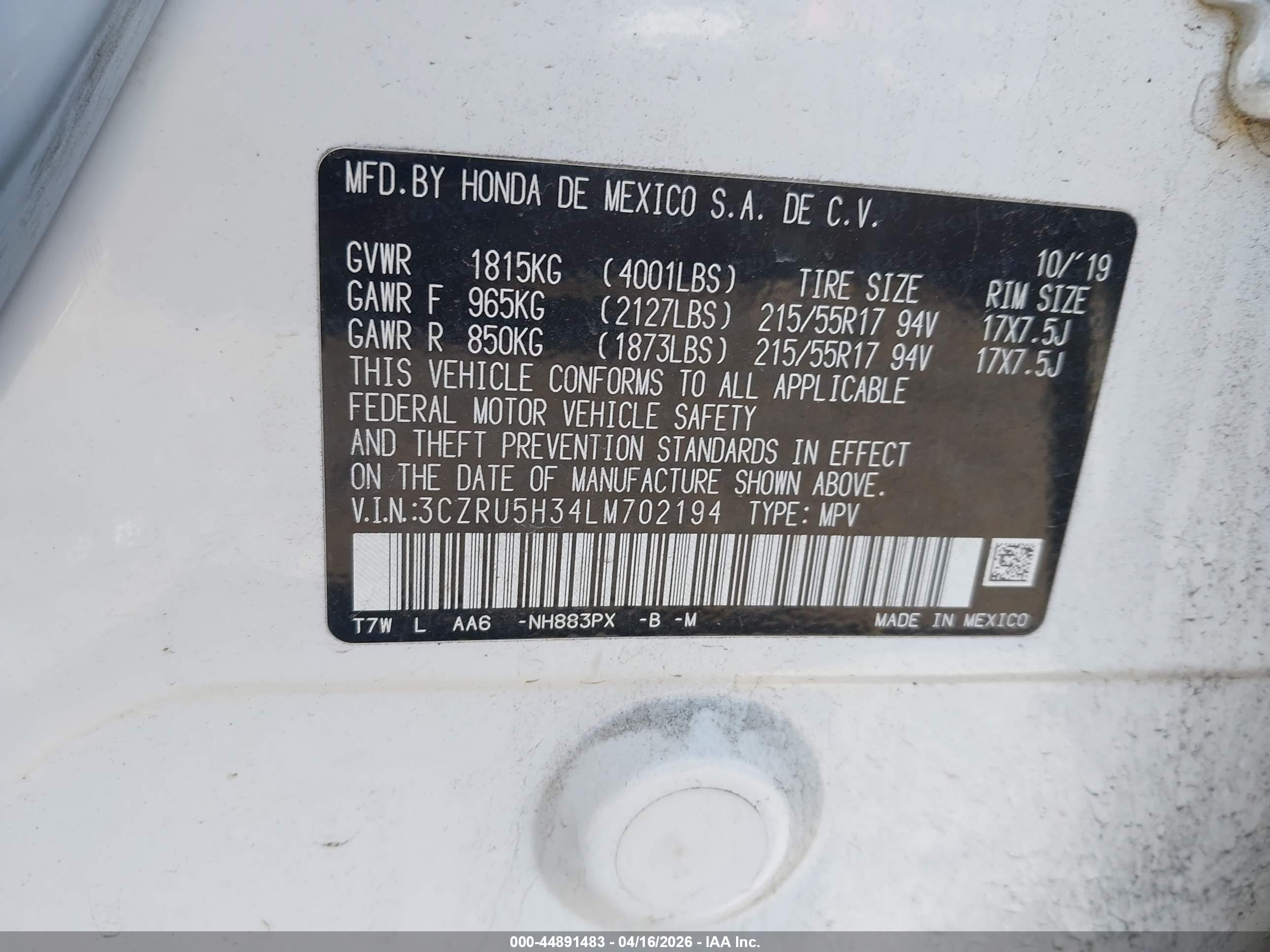 HONDA HR-V image 9