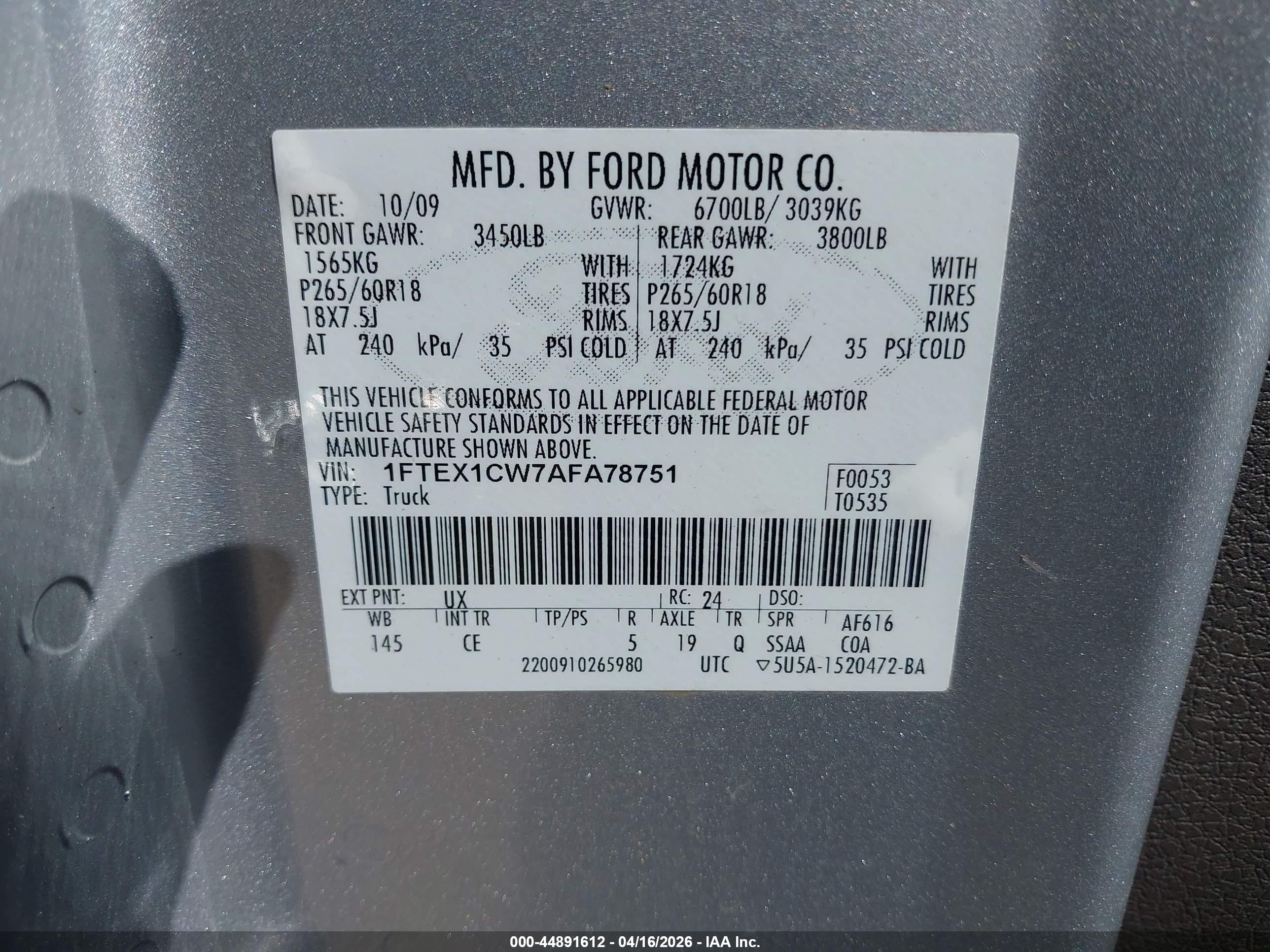 FORD F-150 image 9