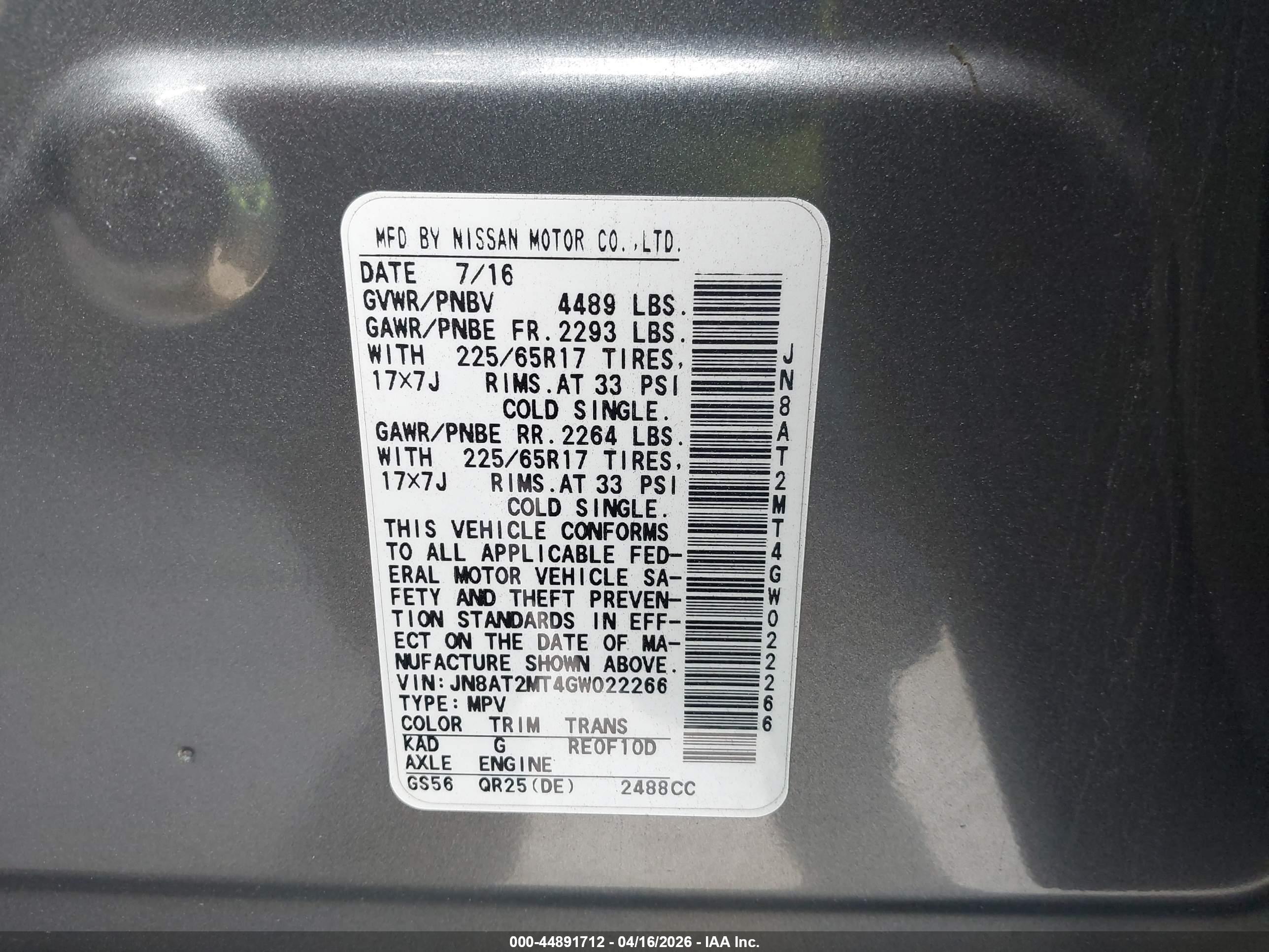 NISSAN ROGUE image 9
