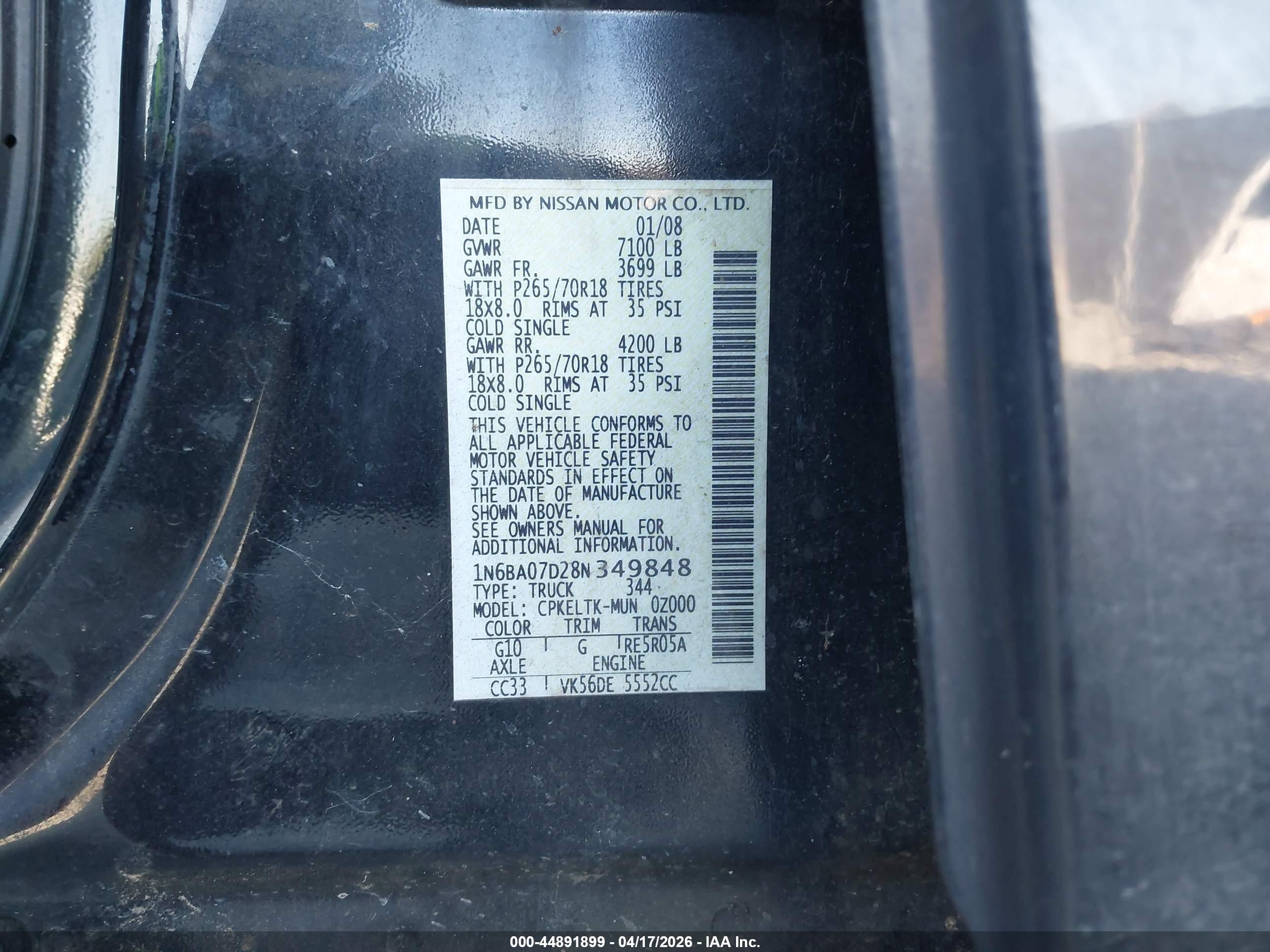 NISSAN TITAN image 9