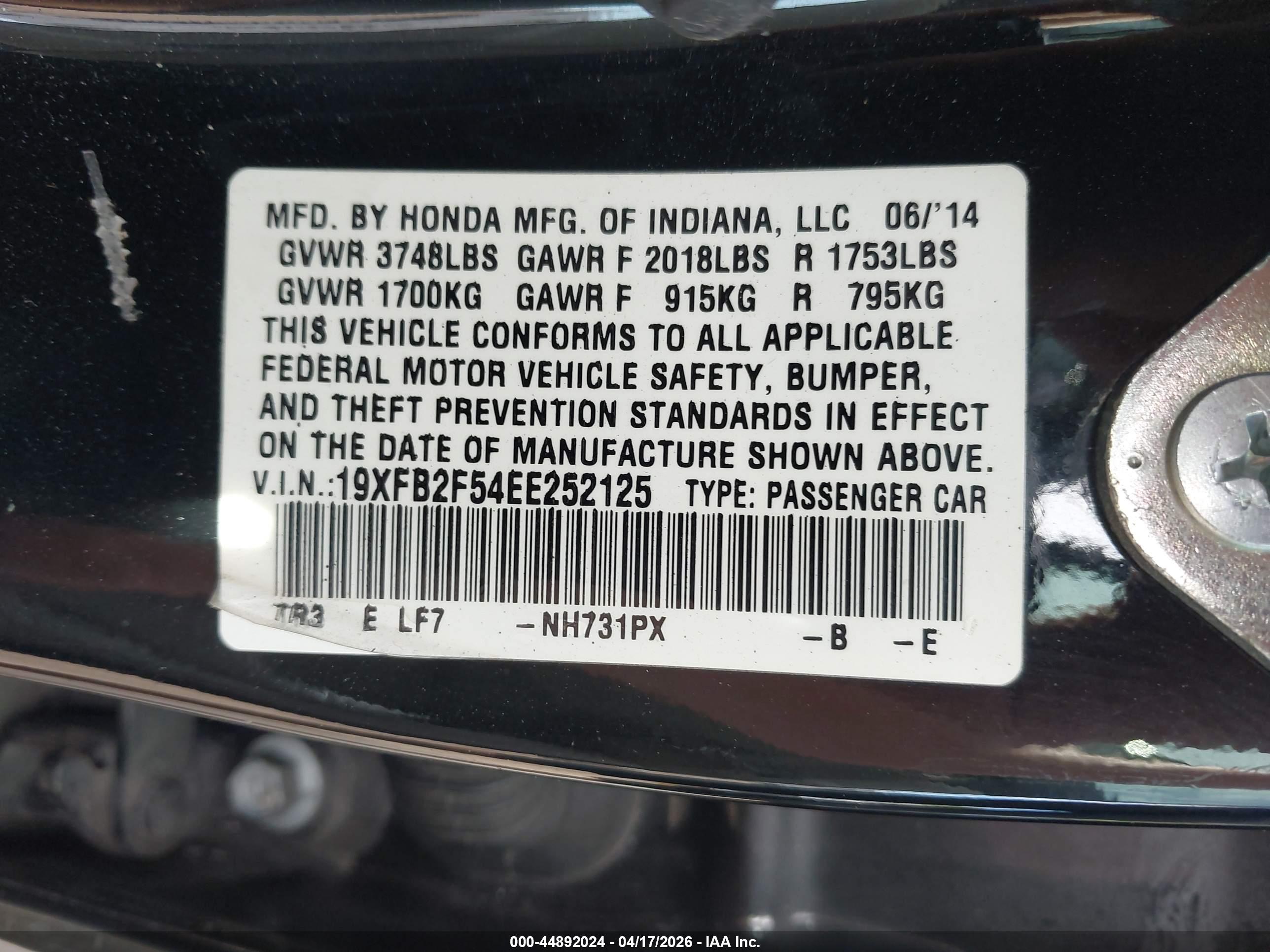 HONDA CIVIC image 9
