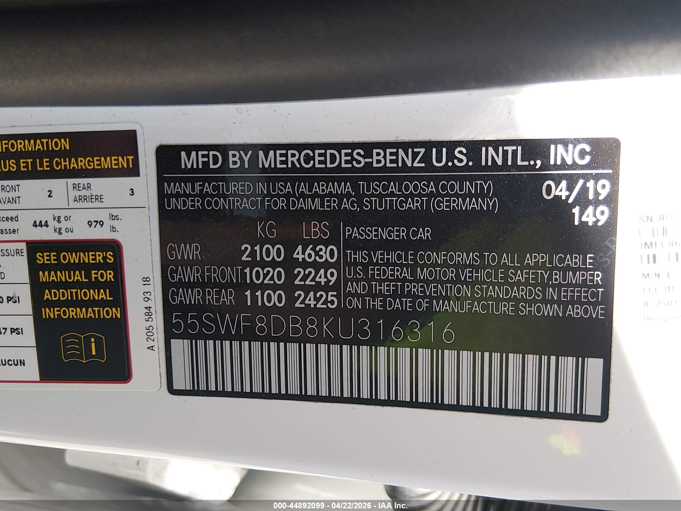 MERCEDES-BENZ C image 9