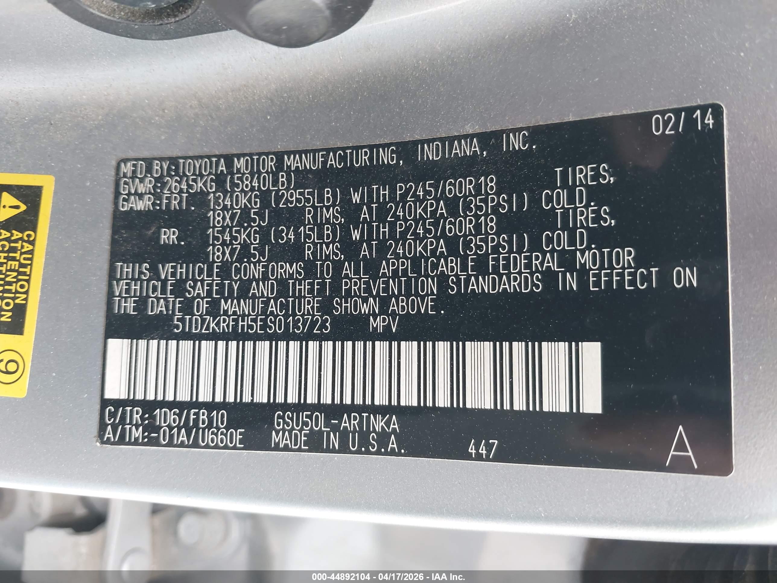 TOYOTA HIGHLANDER image 9