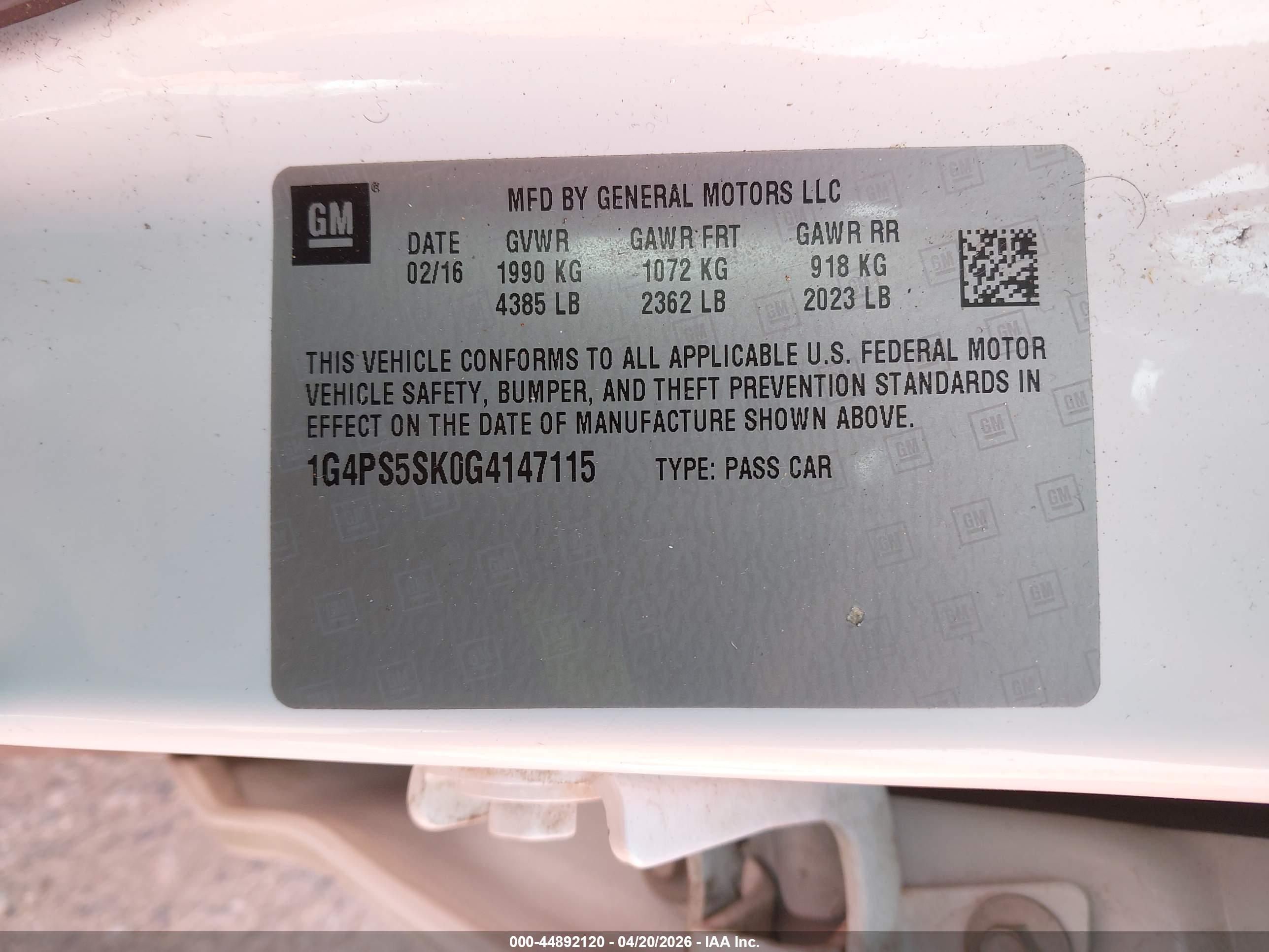 BUICK VERANO image 9