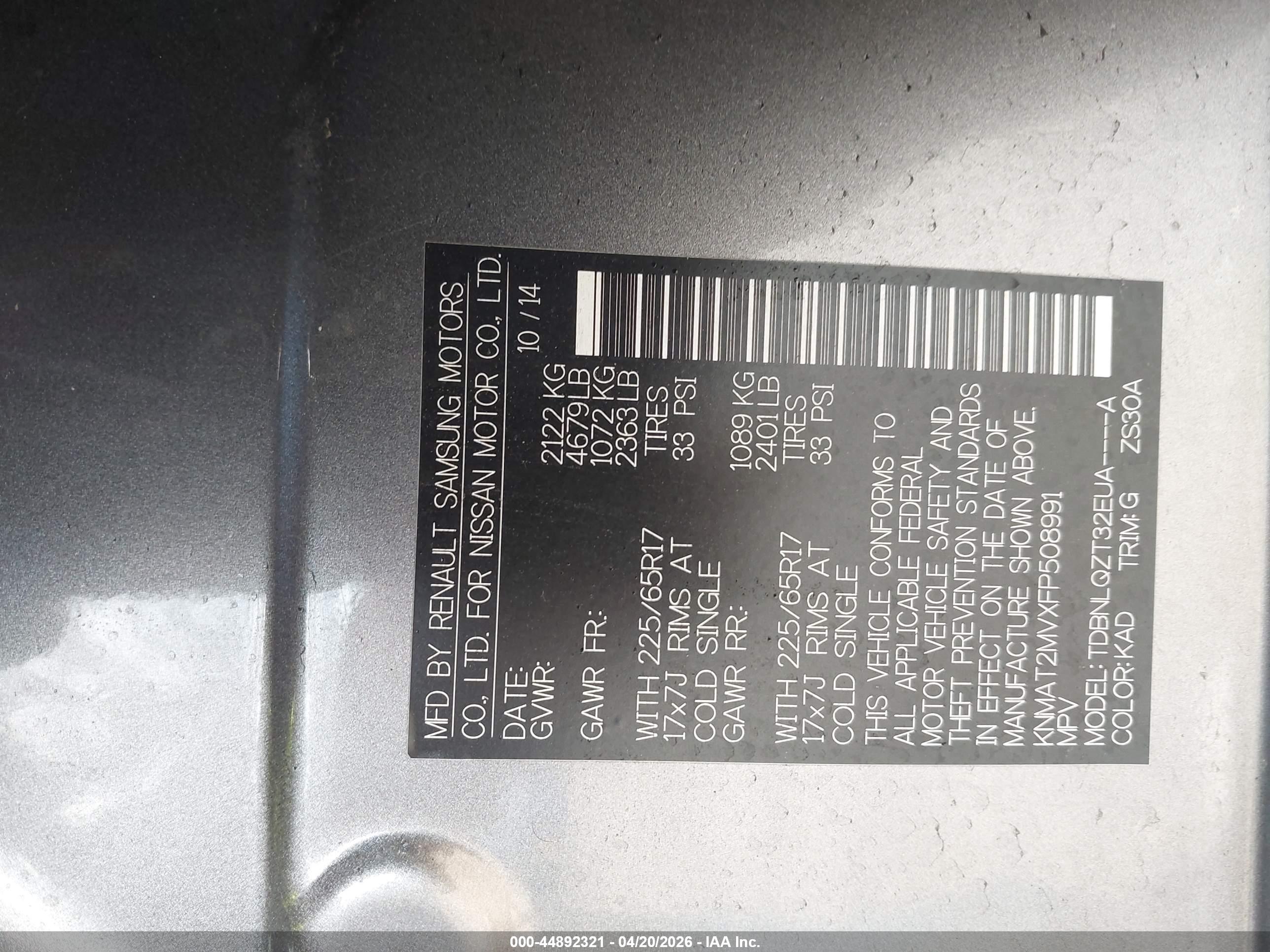 NISSAN ROGUE image 9