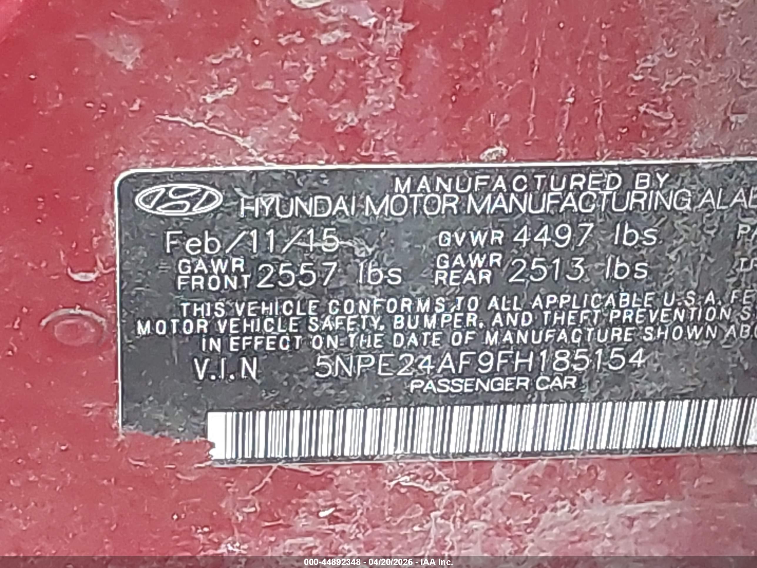 HYUNDAI SONATA image 9