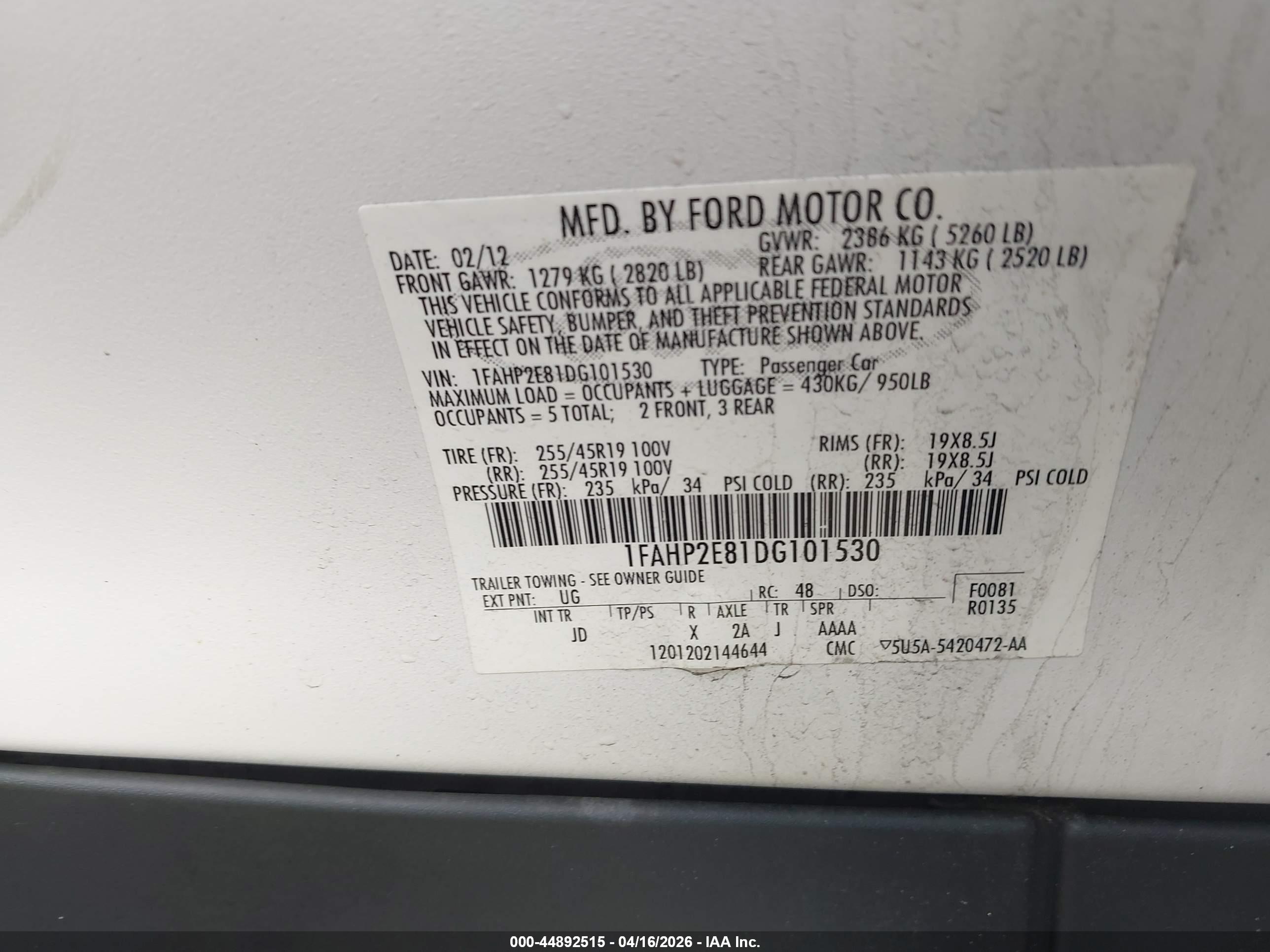FORD TAURUS image 9