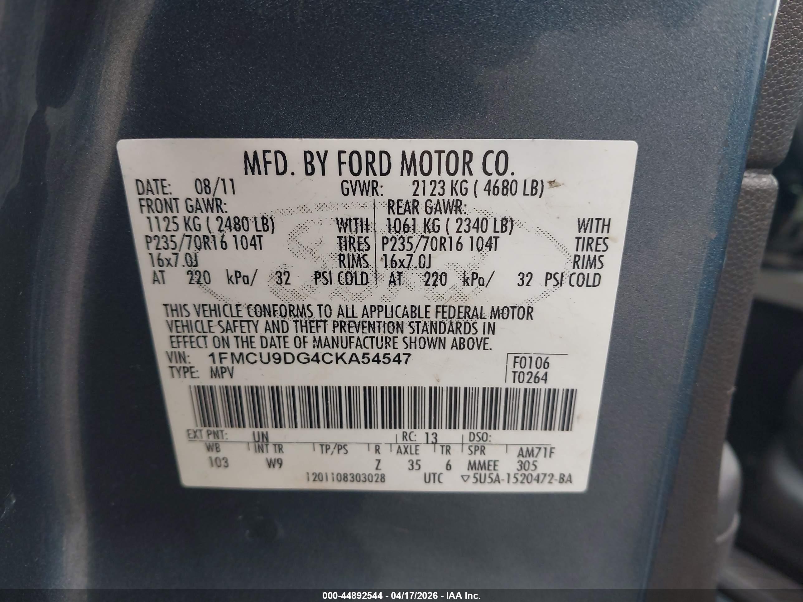 FORD ESCAPE image 9