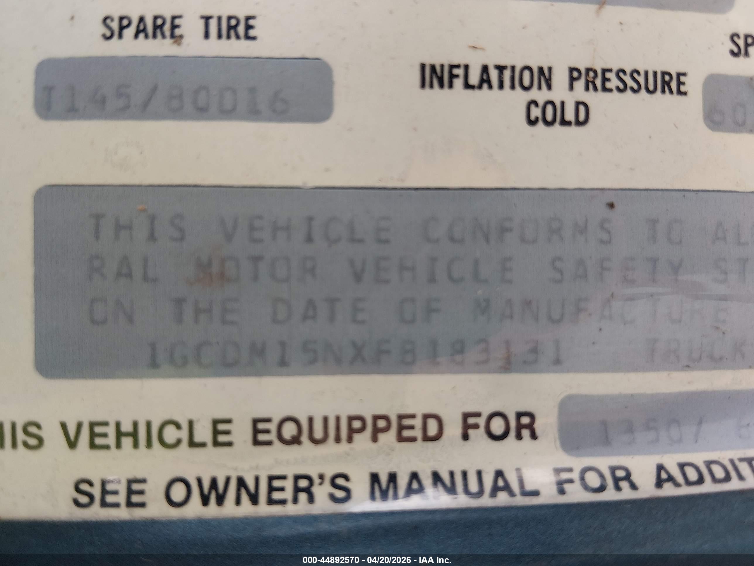CHEVROLET ASTRO image 9