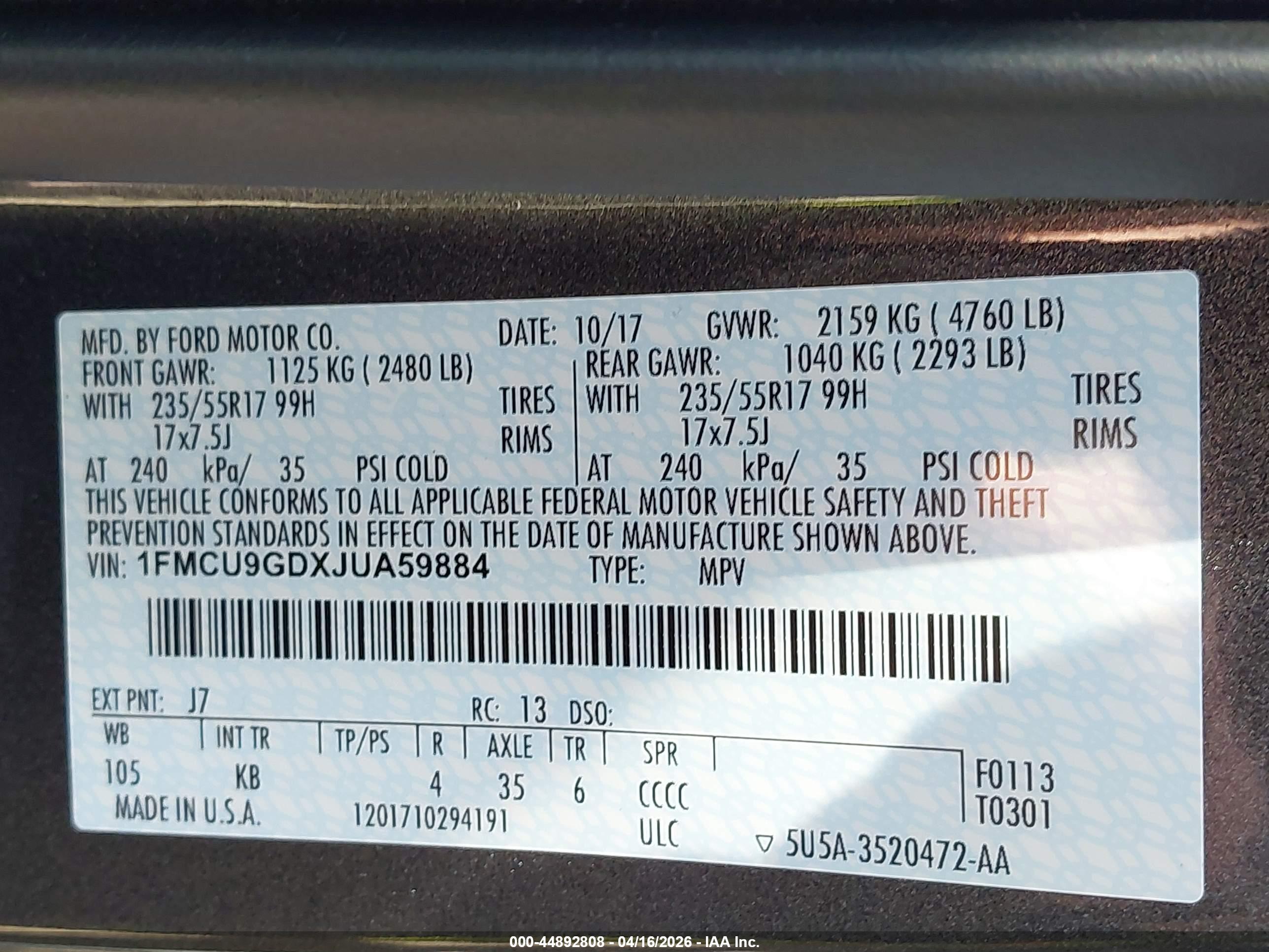 FORD ESCAPE image 9