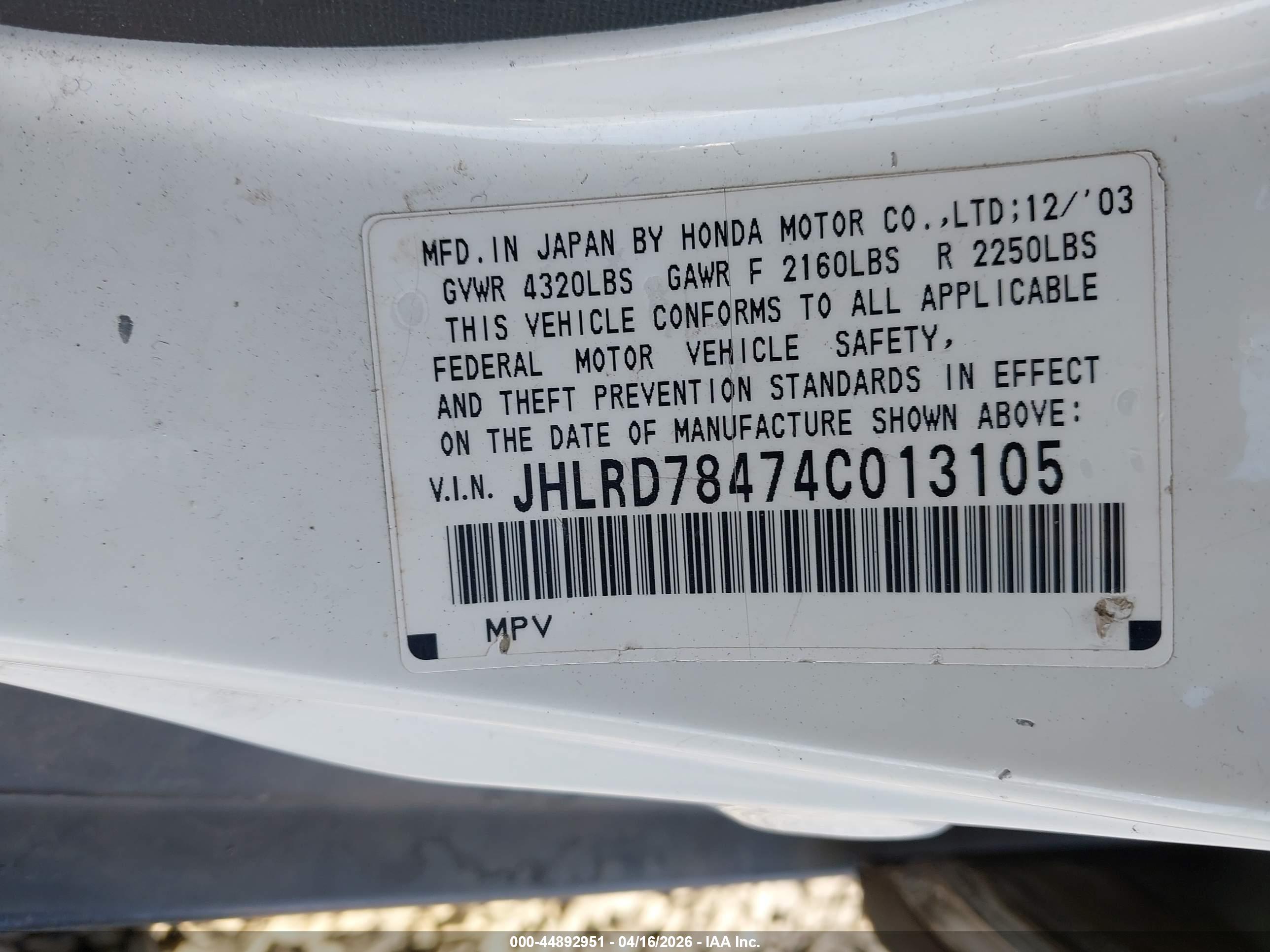 HONDA CR-V image 9