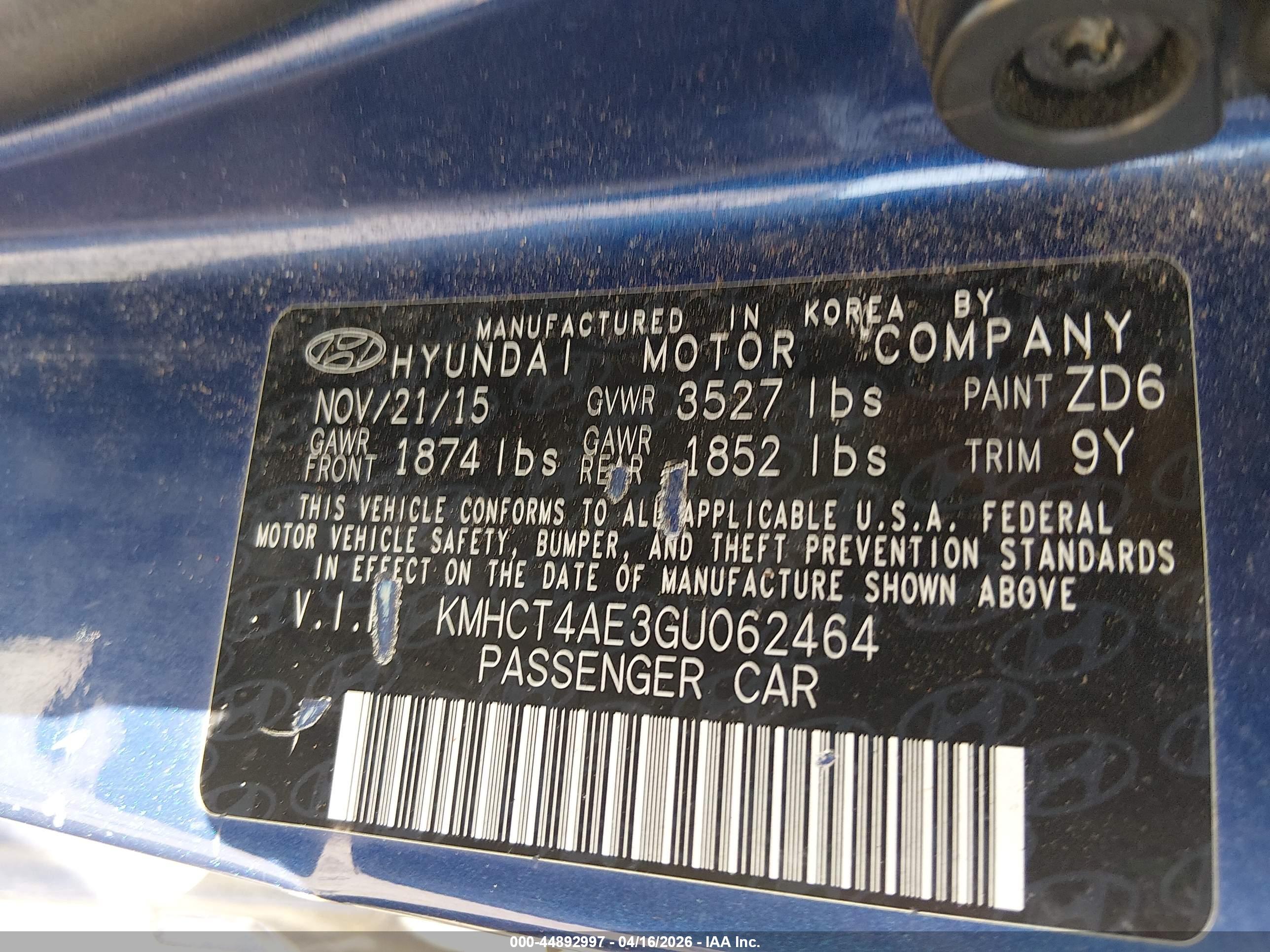 HYUNDAI ACCENT image 9