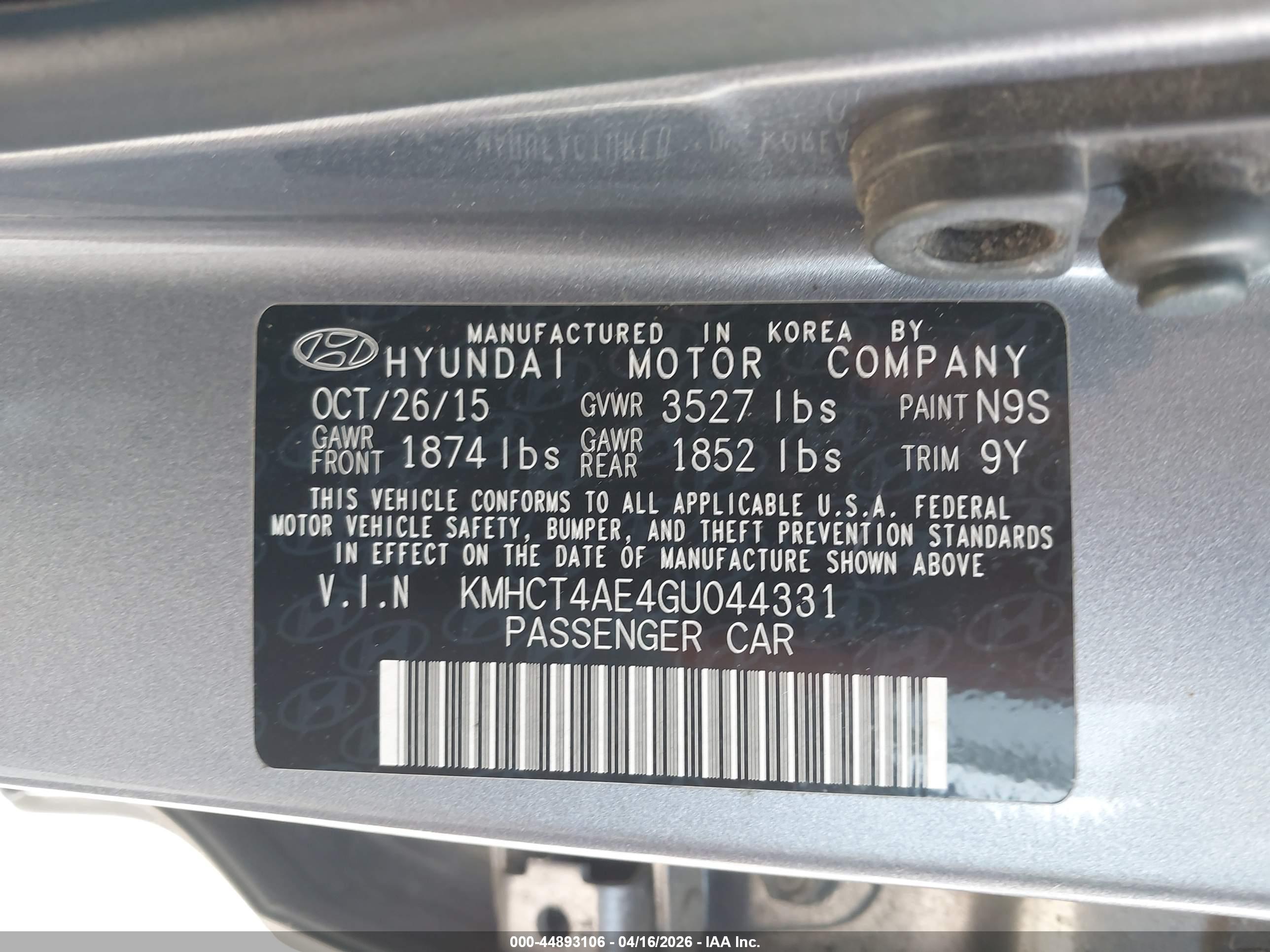 HYUNDAI ACCENT image 9