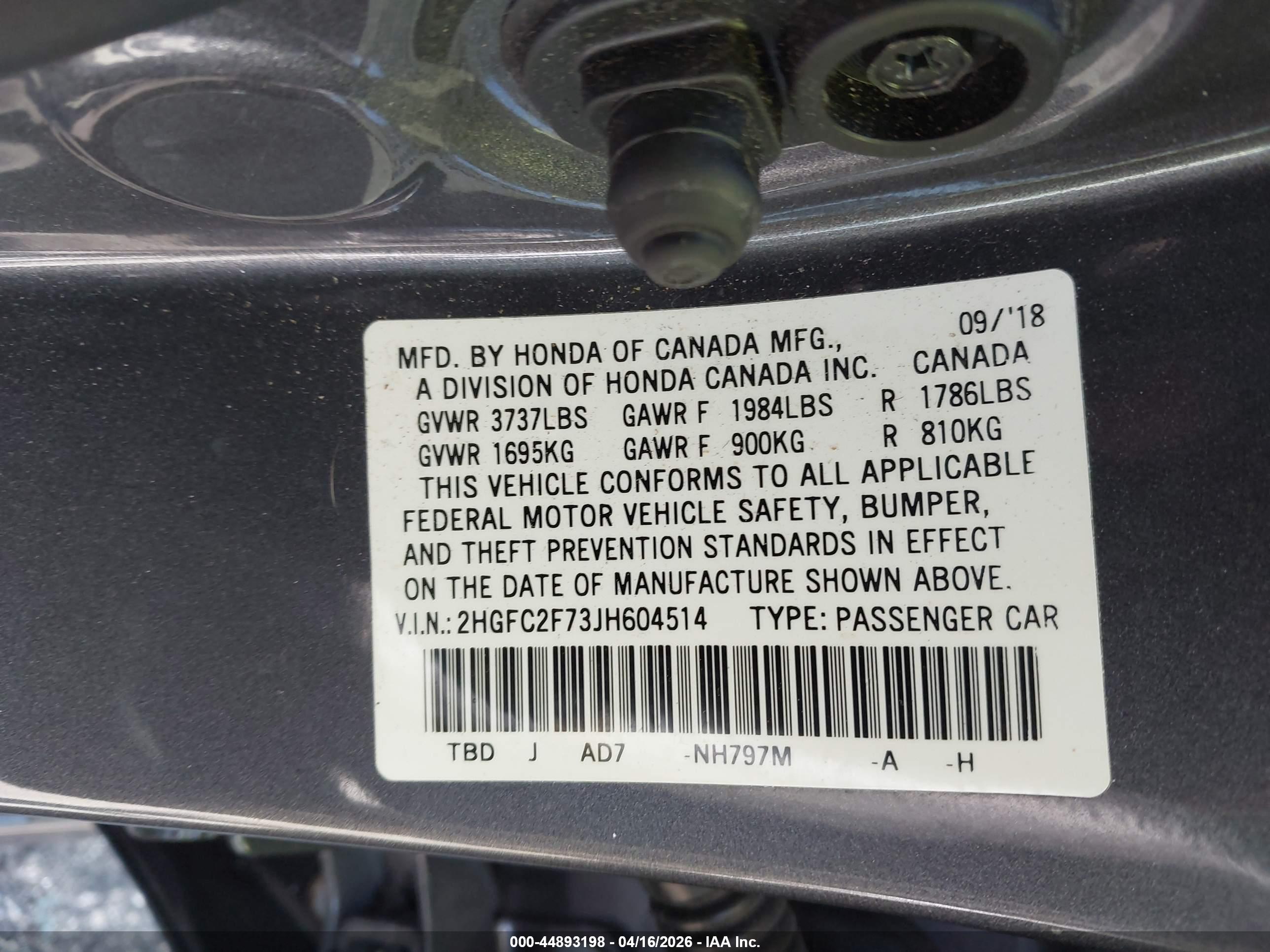 HONDA CIVIC image 9