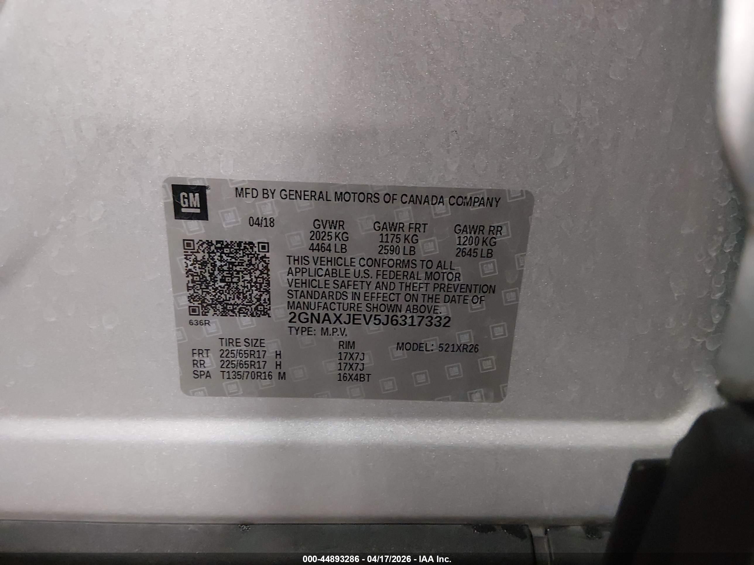CHEVROLET EQUINOX image 9