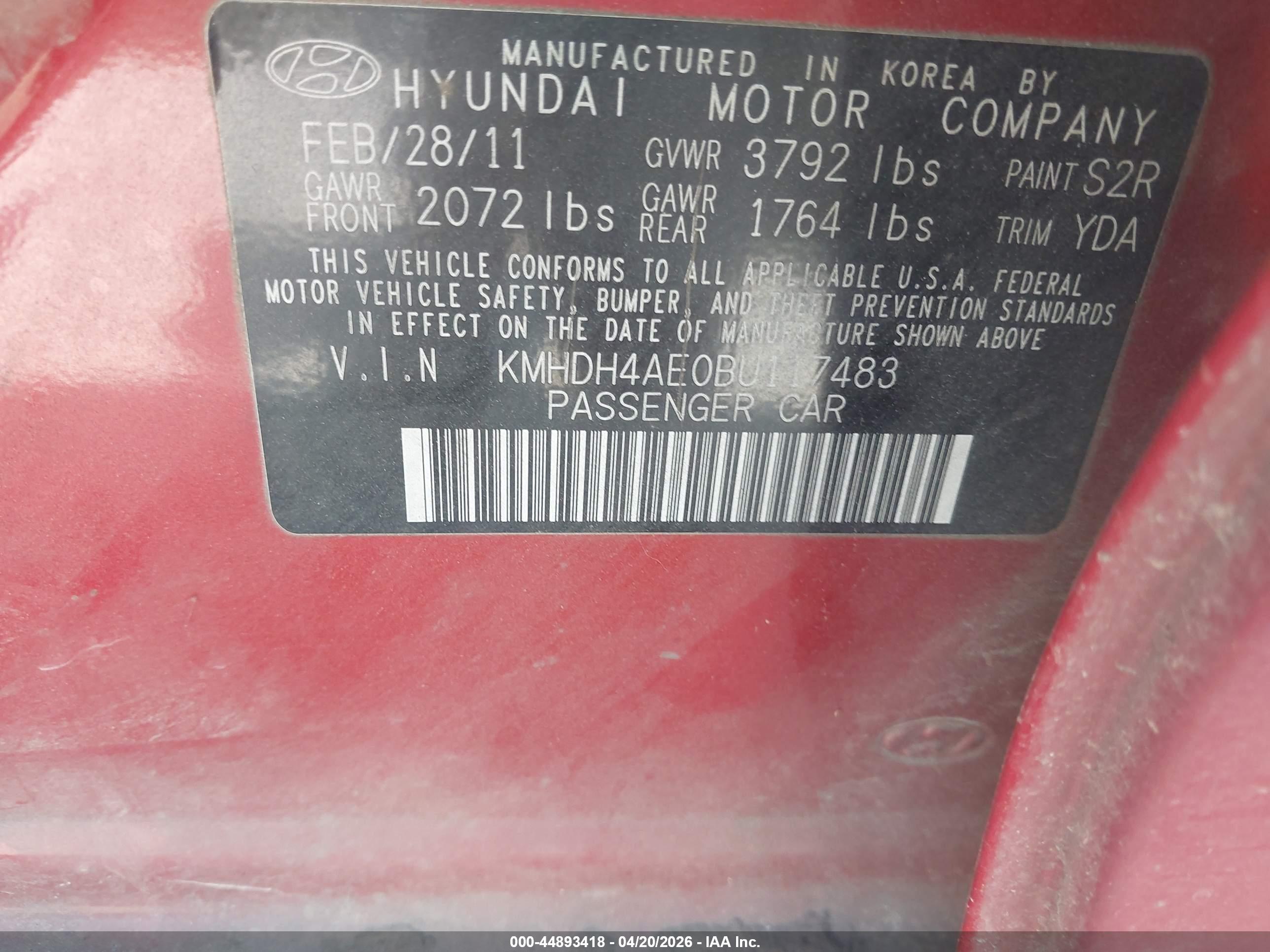 HYUNDAI ELANTRA image 9