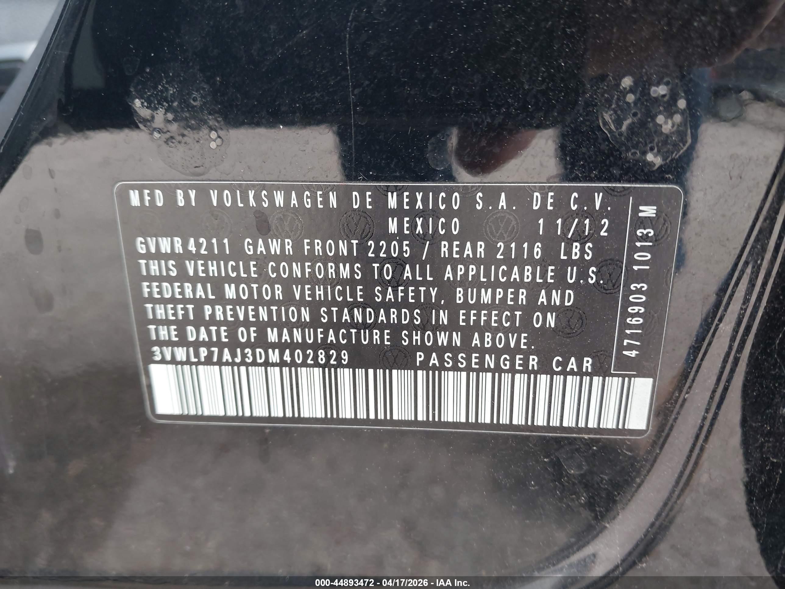 VOLKSWAGEN JETTA image 9