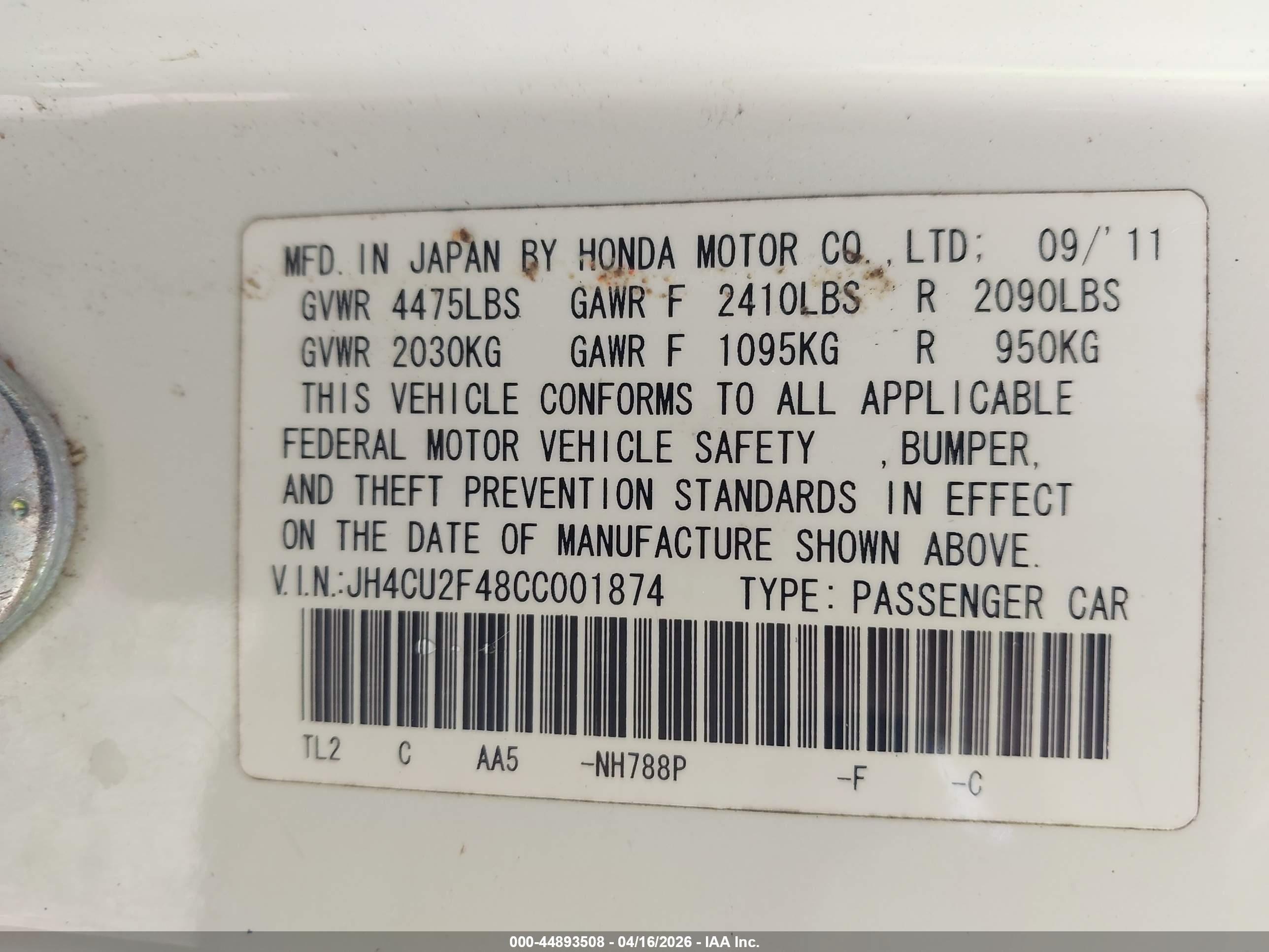 ACURA TSX image 9