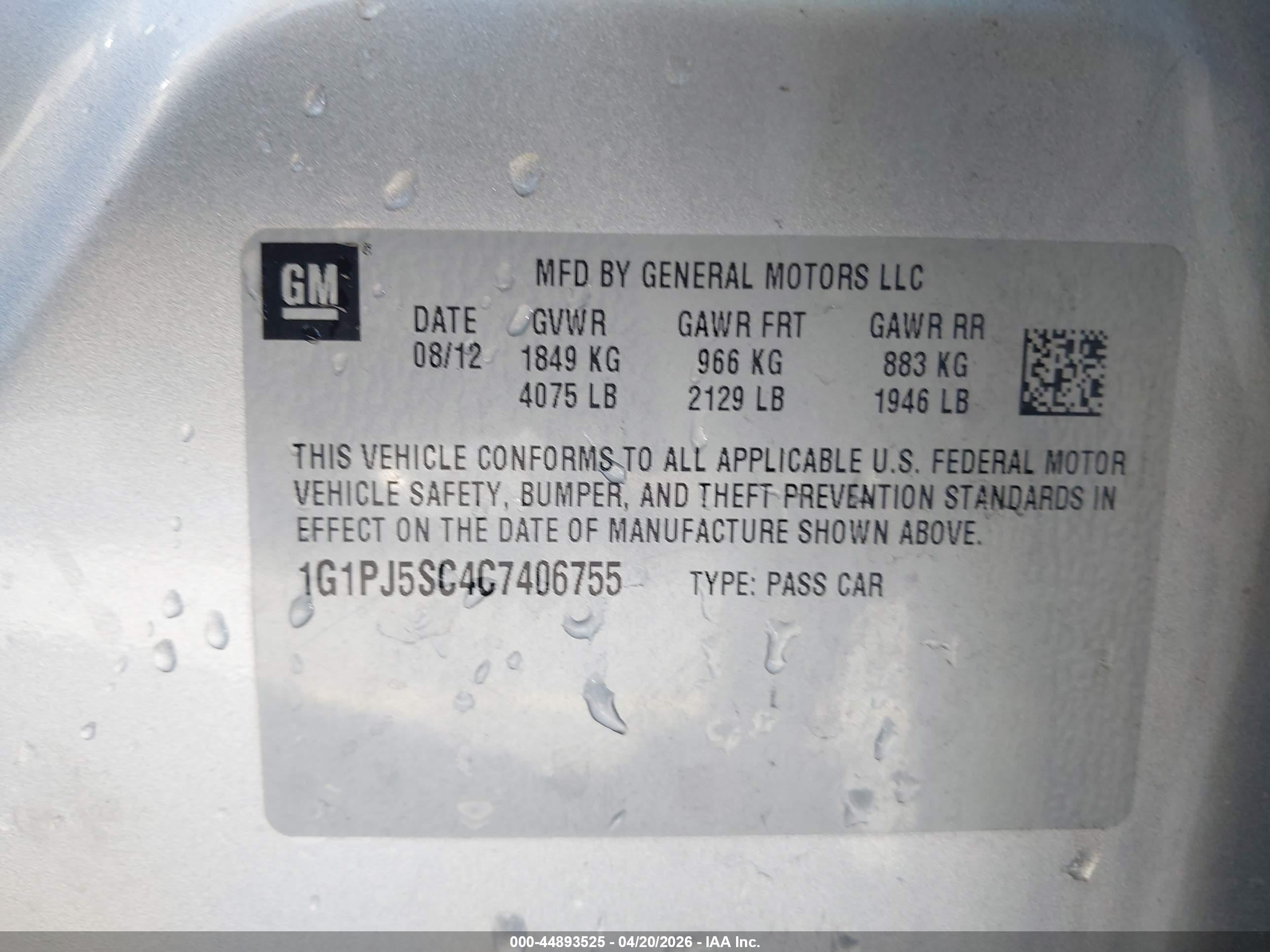 CHEVROLET CRUZE image 9