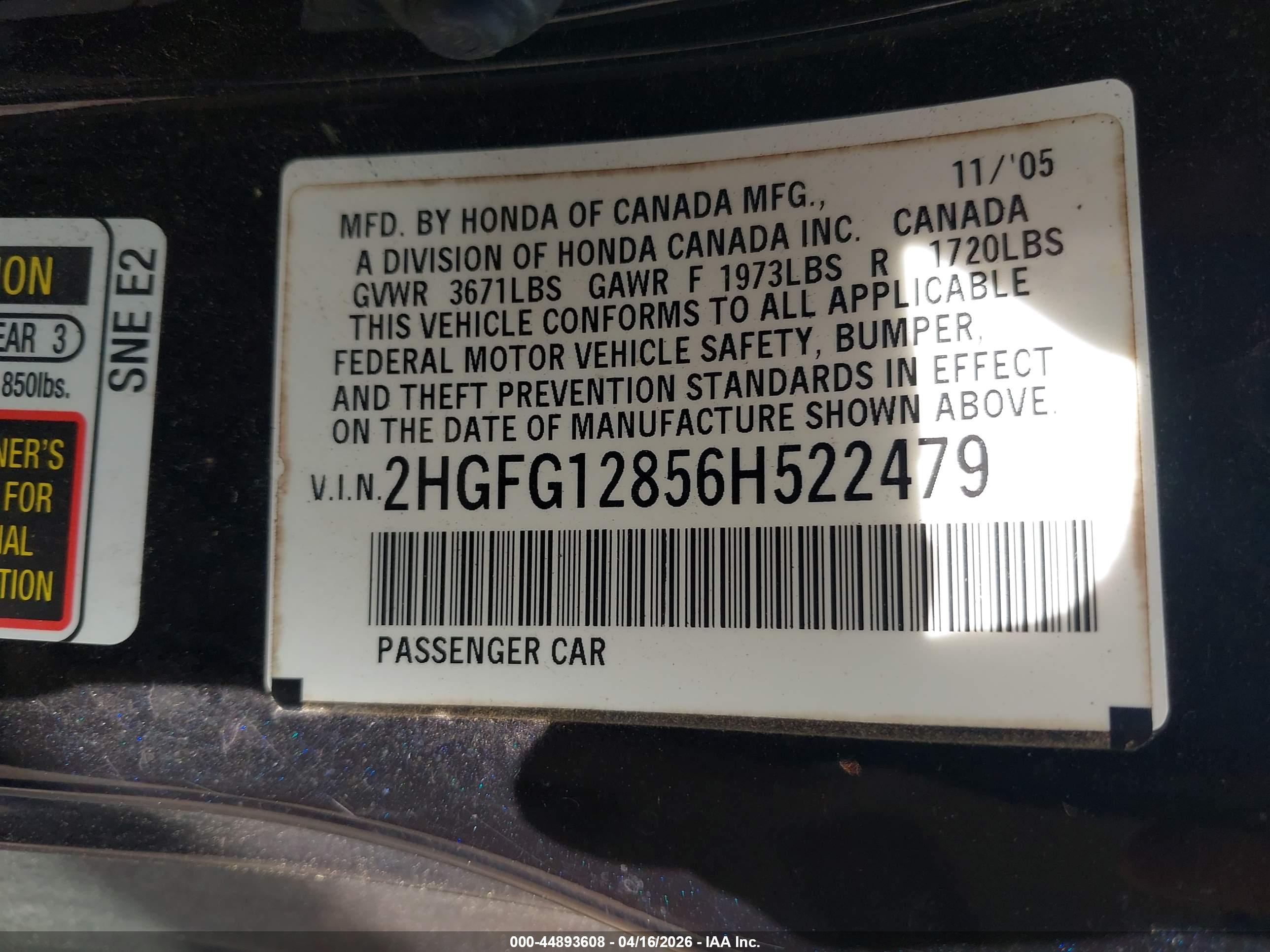 HONDA CIVIC image 9