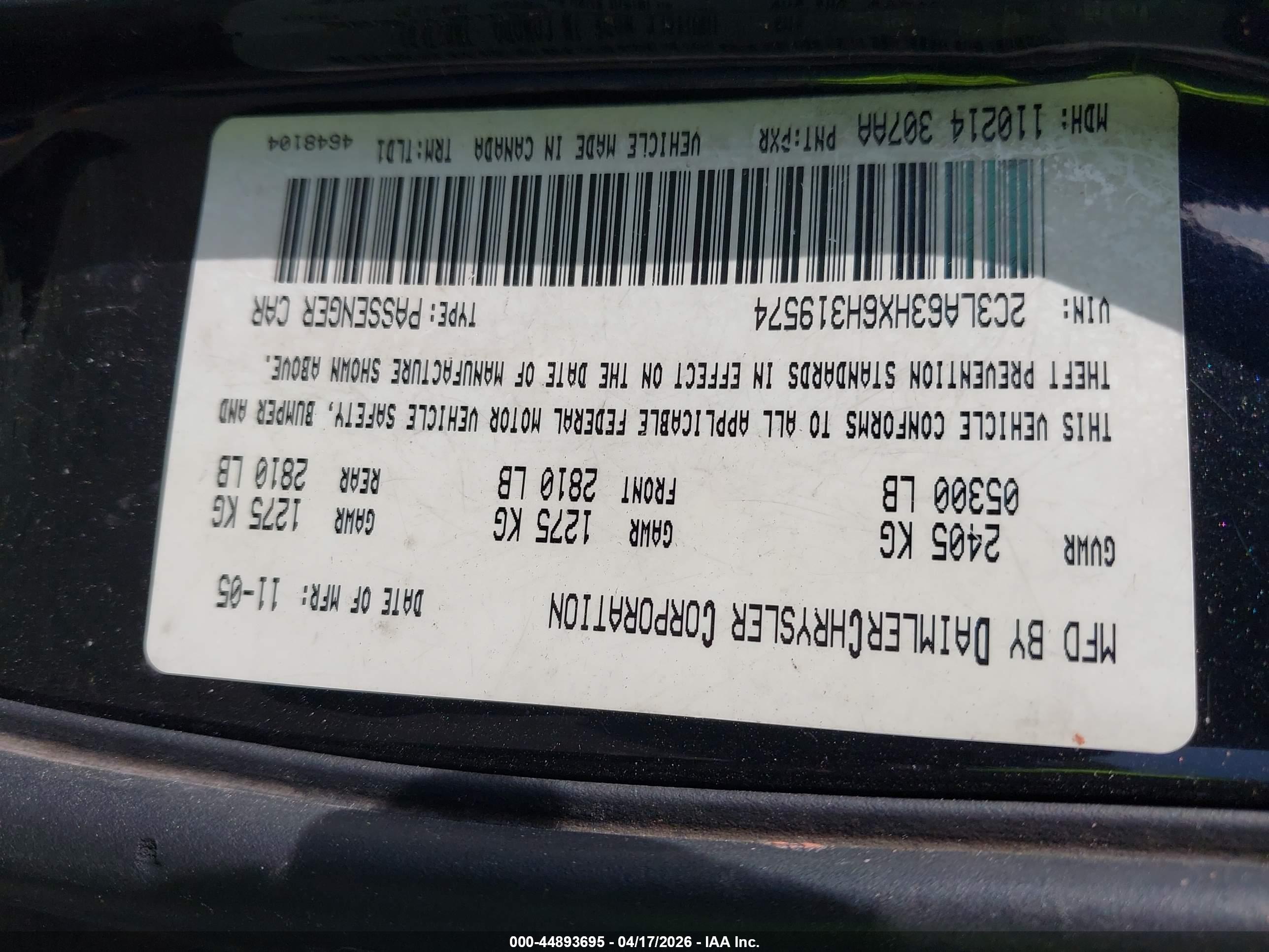 CHRYSLER 300C image 9