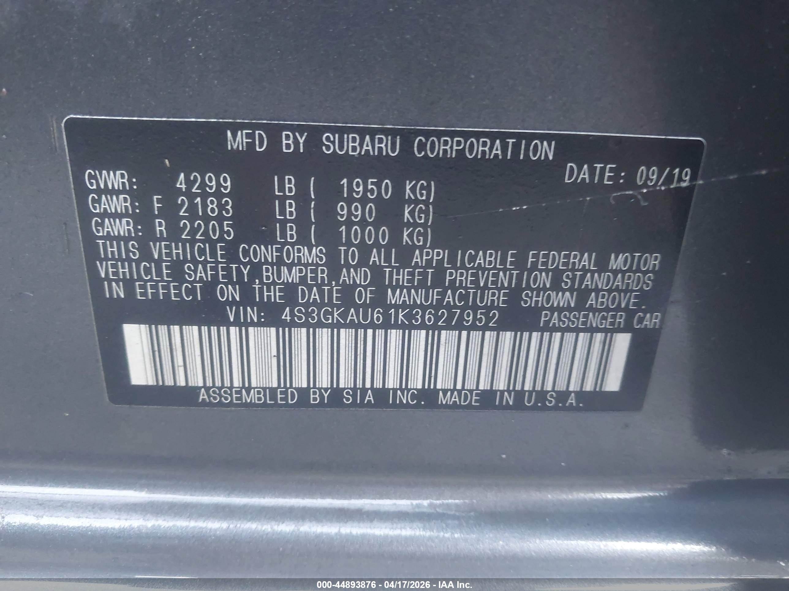 SUBARU IMPREZA image 9