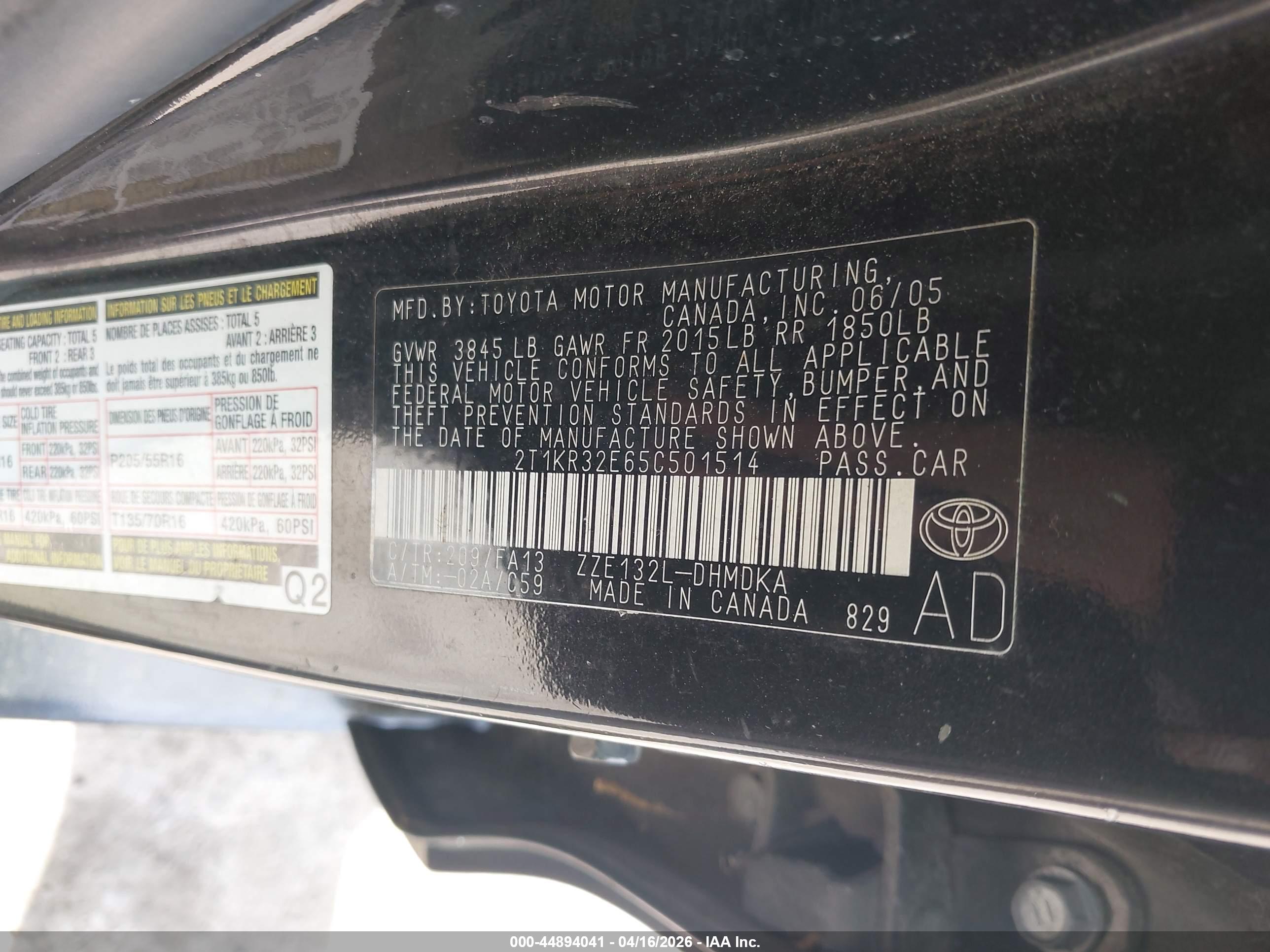 TOYOTA MATRIX image 9