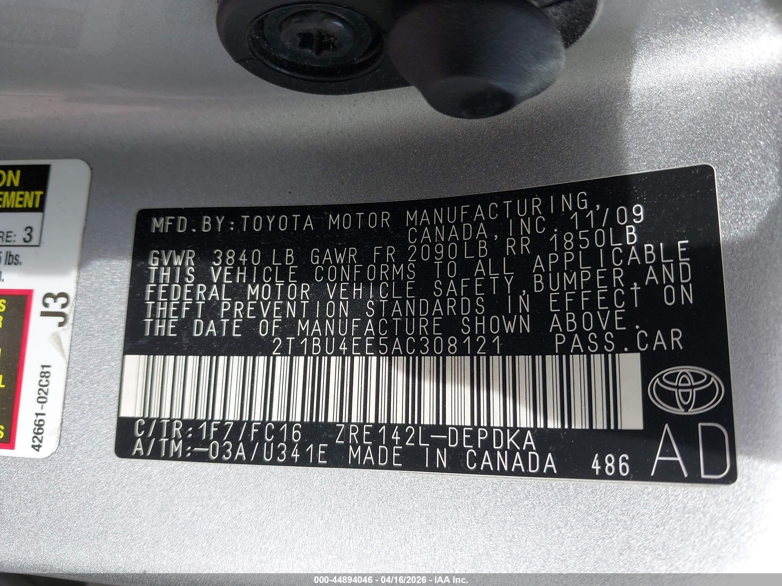 TOYOTA COROLLA image 9