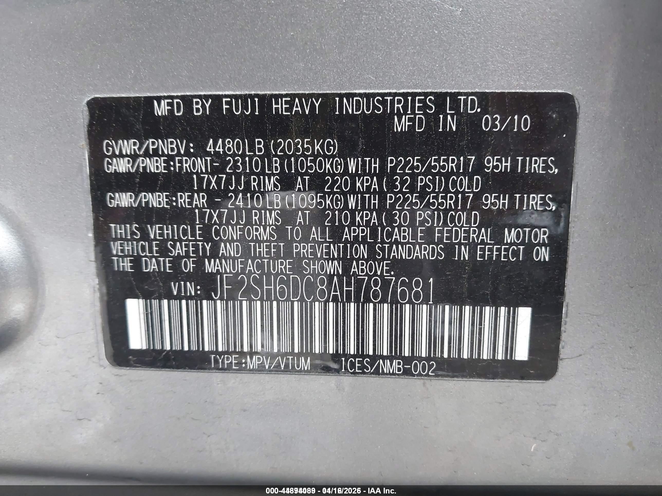 SUBARU FORESTER image 9