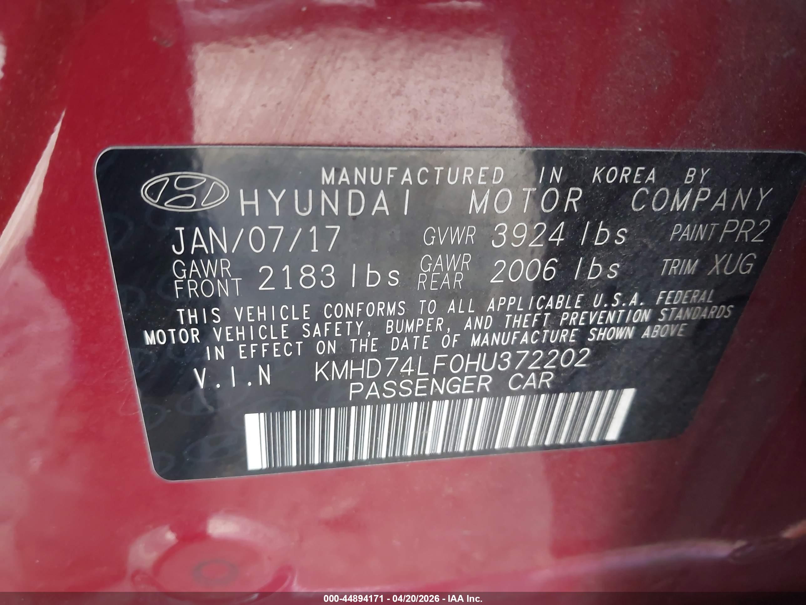 HYUNDAI ELANTRA image 9