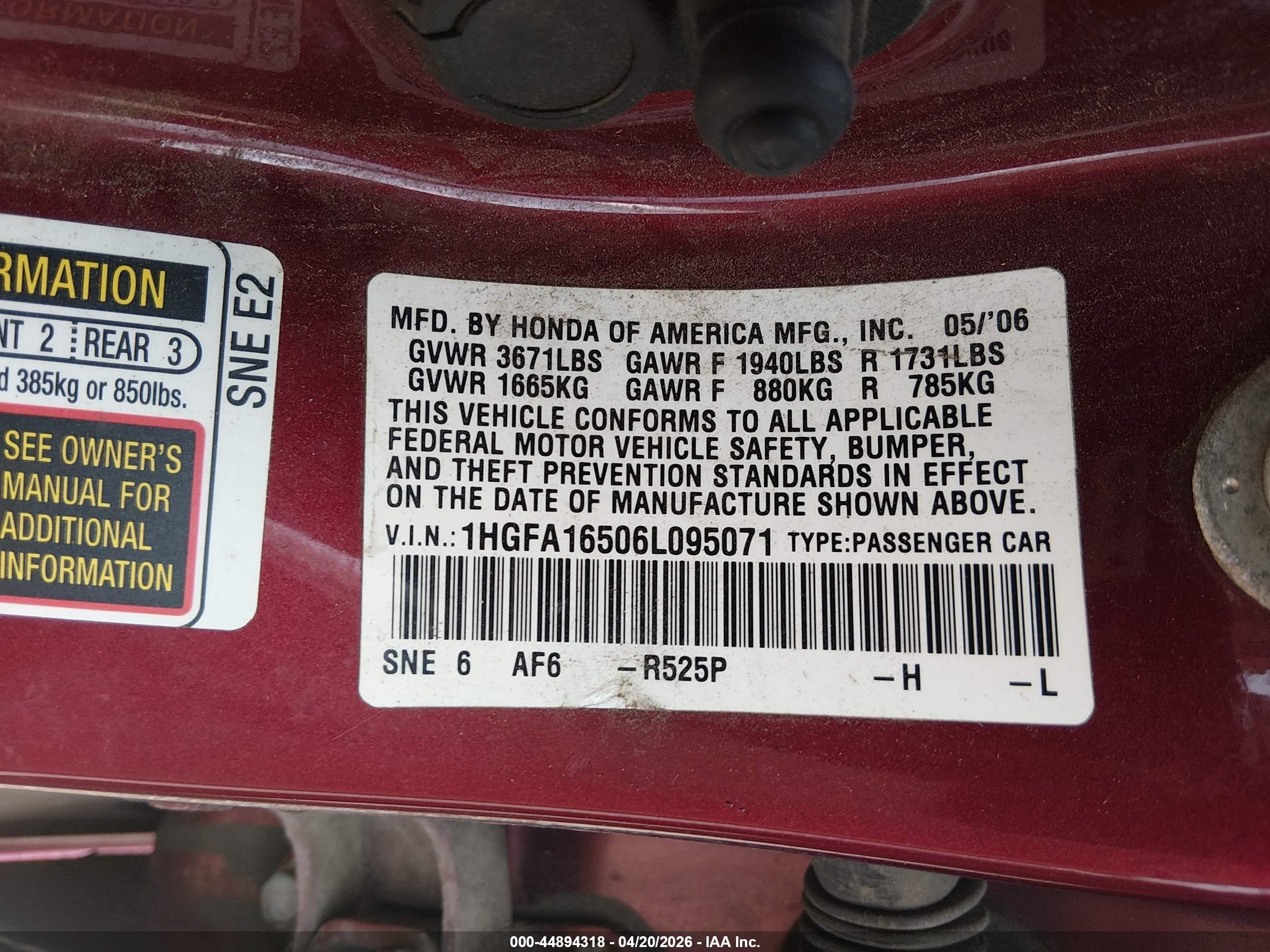 HONDA CIVIC image 9