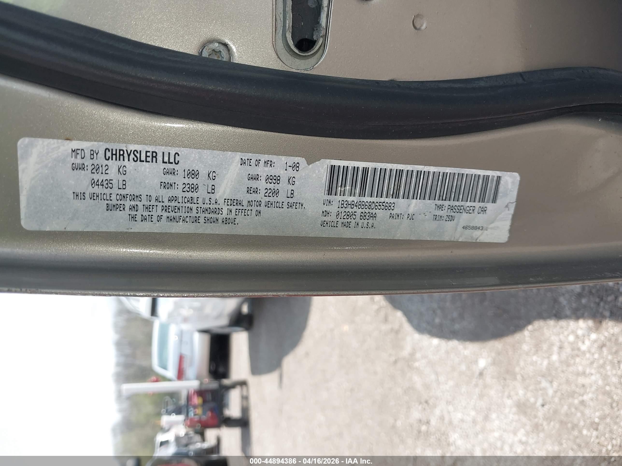 DODGE CALIBER image 9