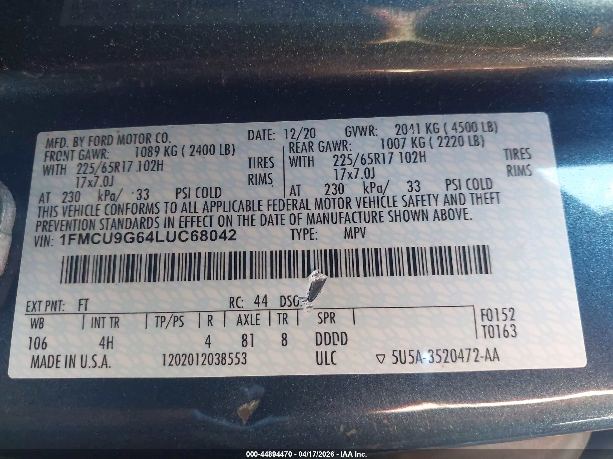 FORD ESCAPE image 9