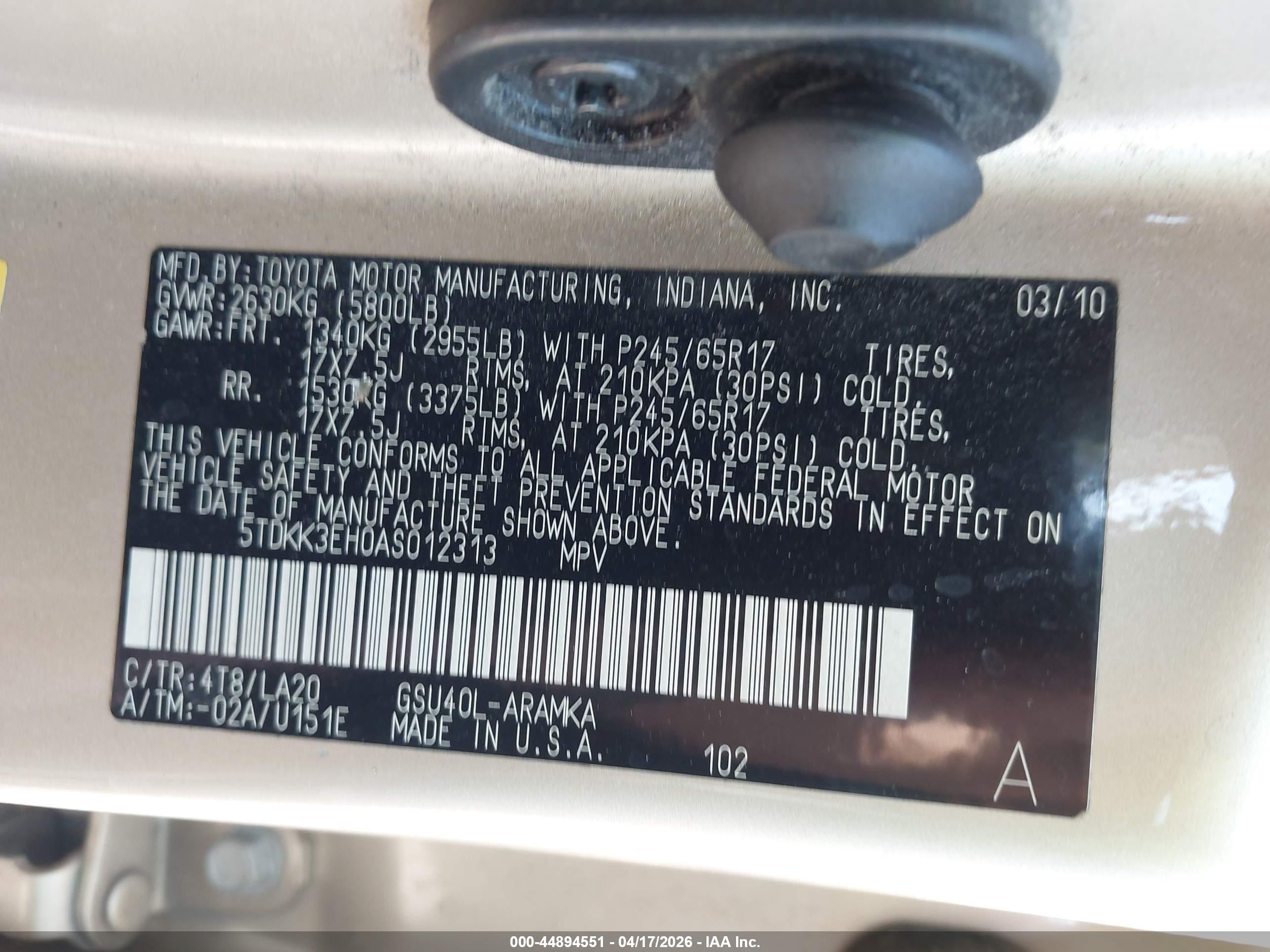 TOYOTA HIGHLANDER image 9
