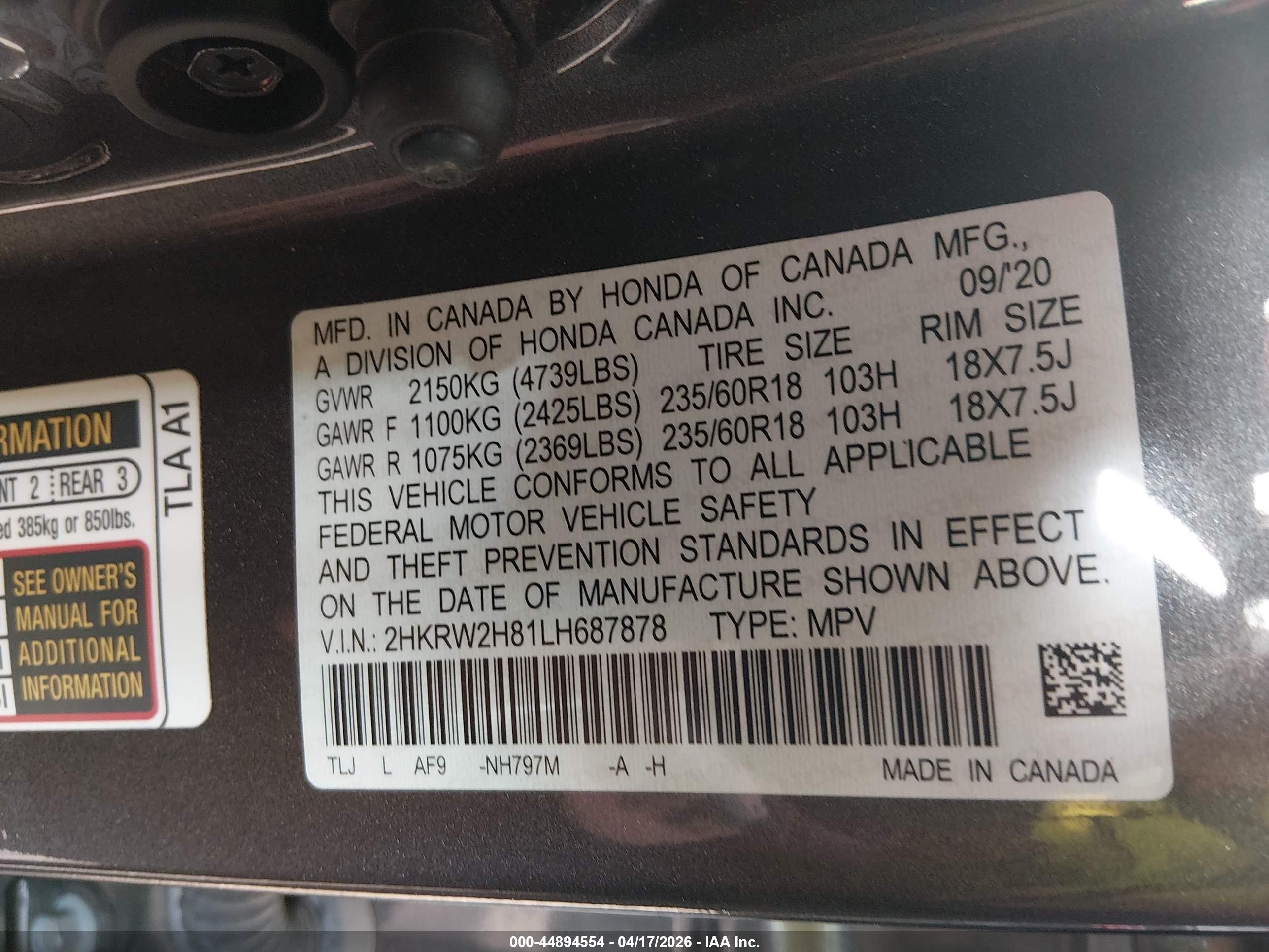 HONDA CR-V image 9