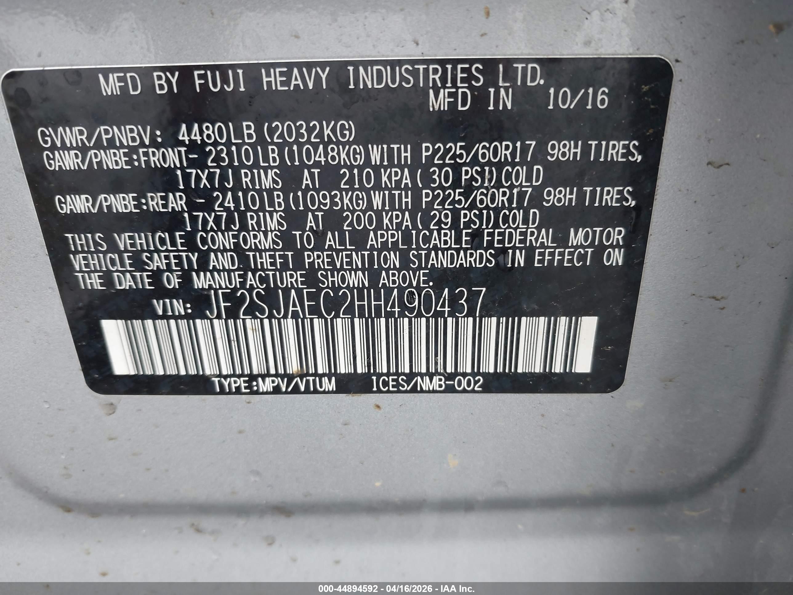 SUBARU FORESTER image 9